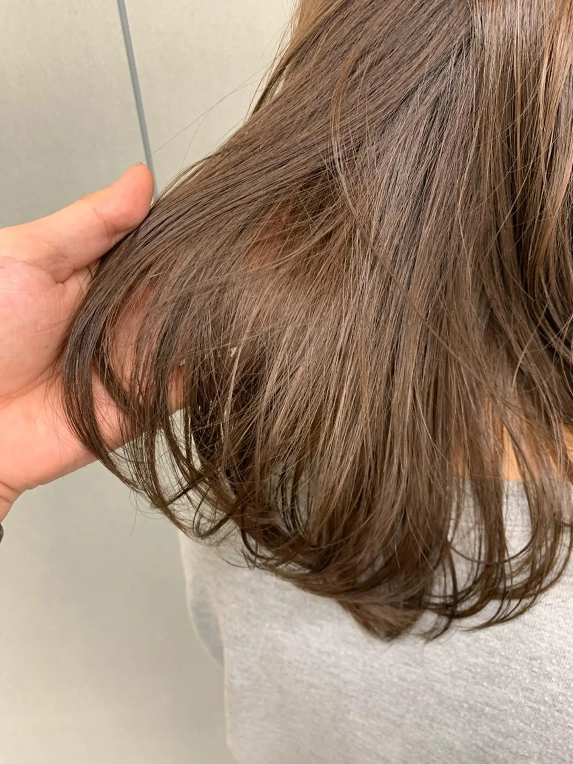 ミディアム カラー Silk-lei【銀座店】所属・銀座/美髪縮毛矯正 /髪質改善/山本翔華のヘアスタイル