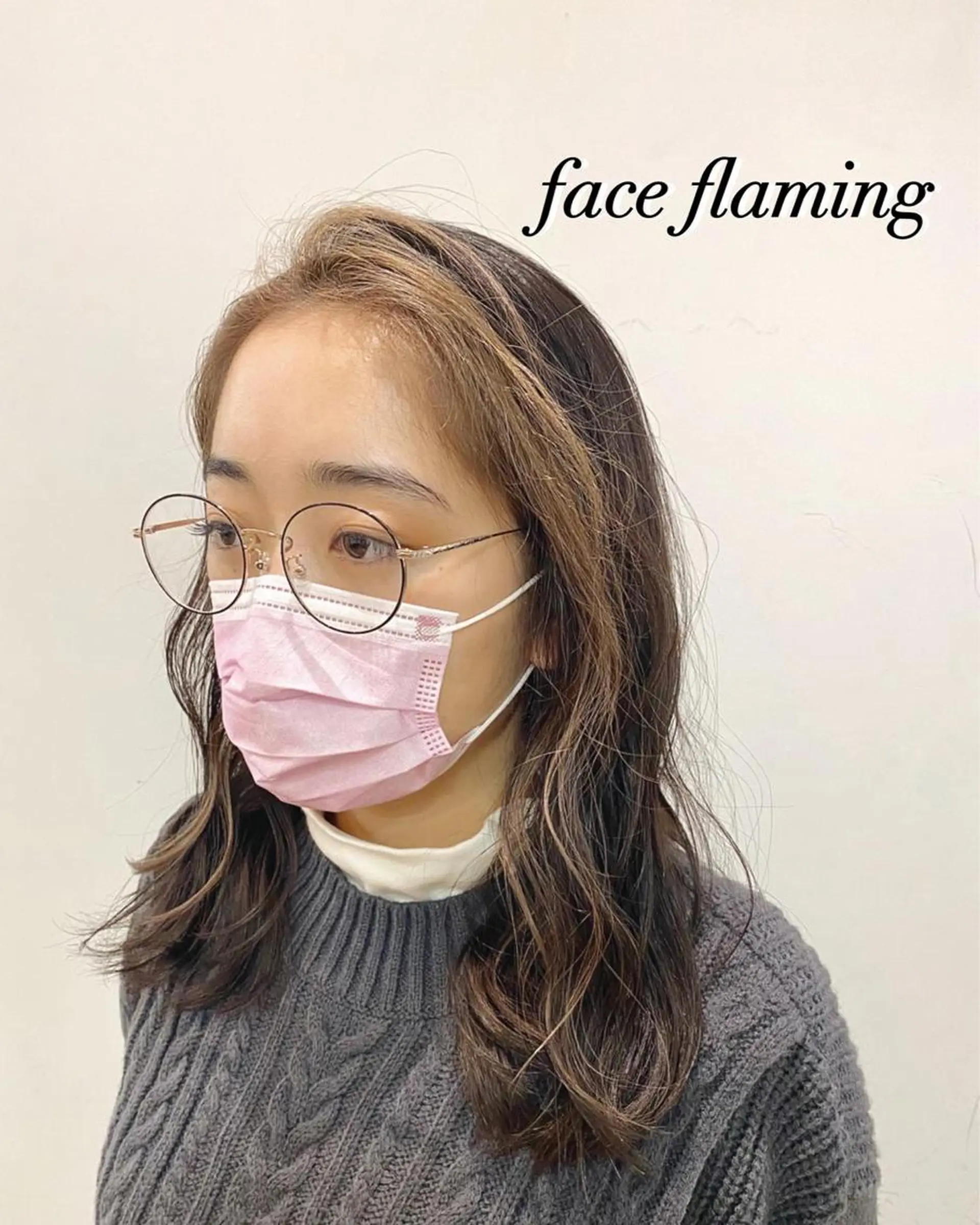 セミロング カラー ヘアアレンジ 顔周りカット 高橋胡桃🪽 ディレクターのヘアスタイル