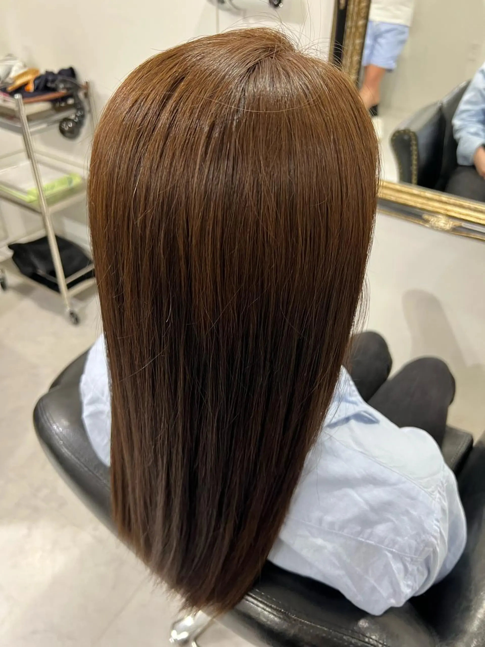 ロング 縮毛矯正 Hair & Beauty the B 岡崎店所属・山口 安美のヘアスタイル