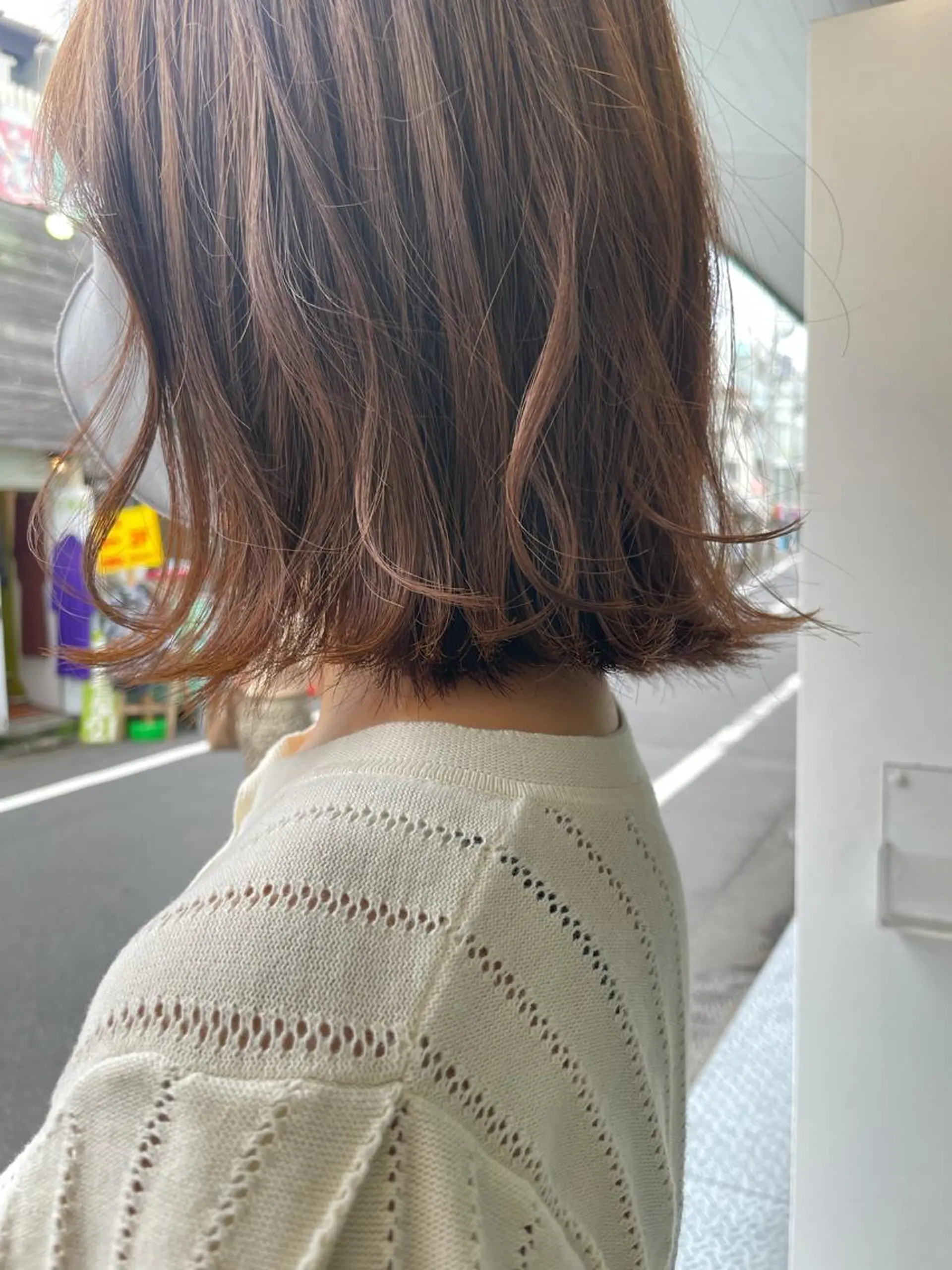 ミディアム カラー カット ヘアカラー 福島成美/髪質改善 縮毛矯正/カラーのヘアスタイル