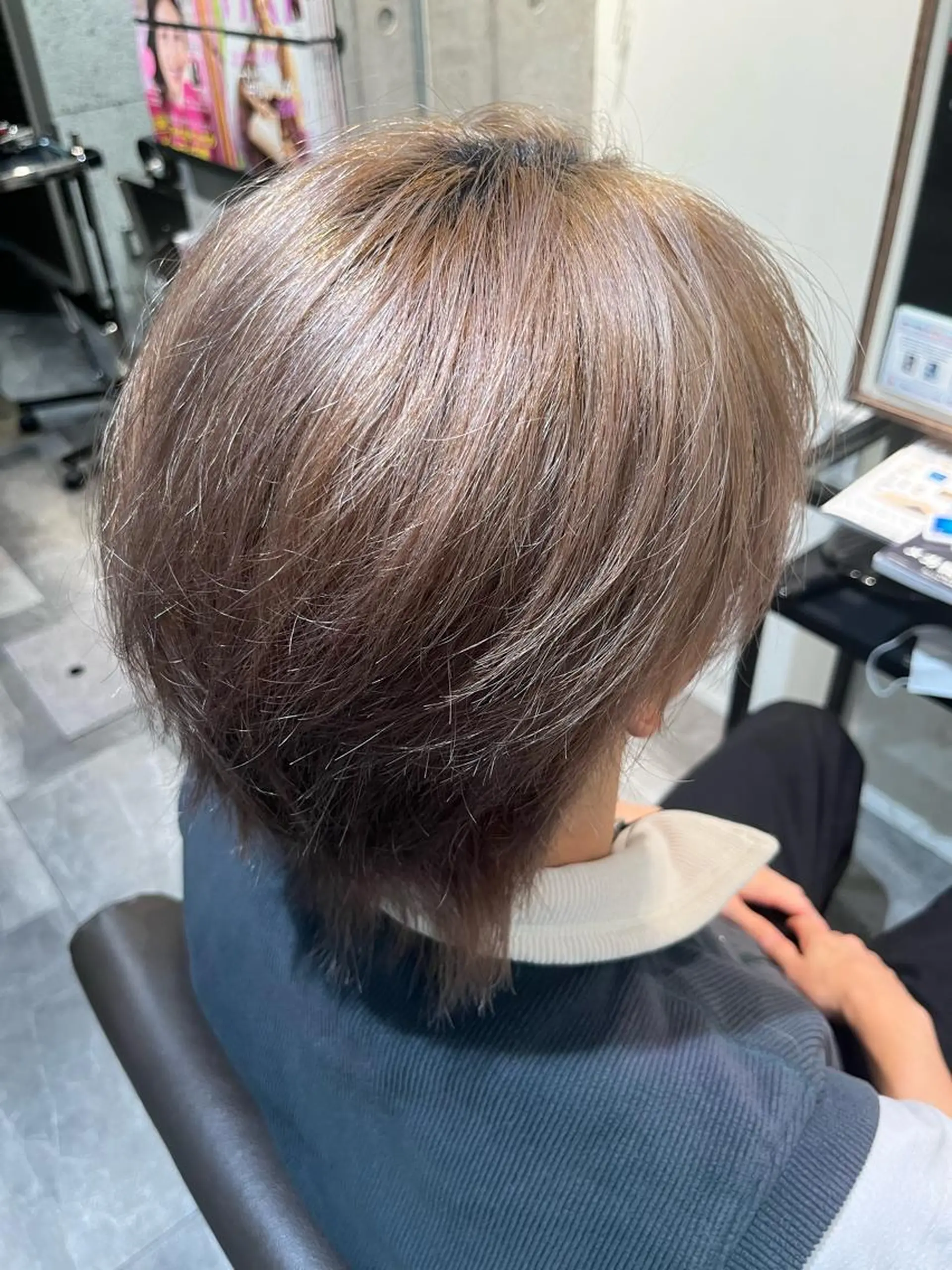 カラー メンズ est   gracieux所属・🔥坂本 リョウ🔥のヘアスタイル