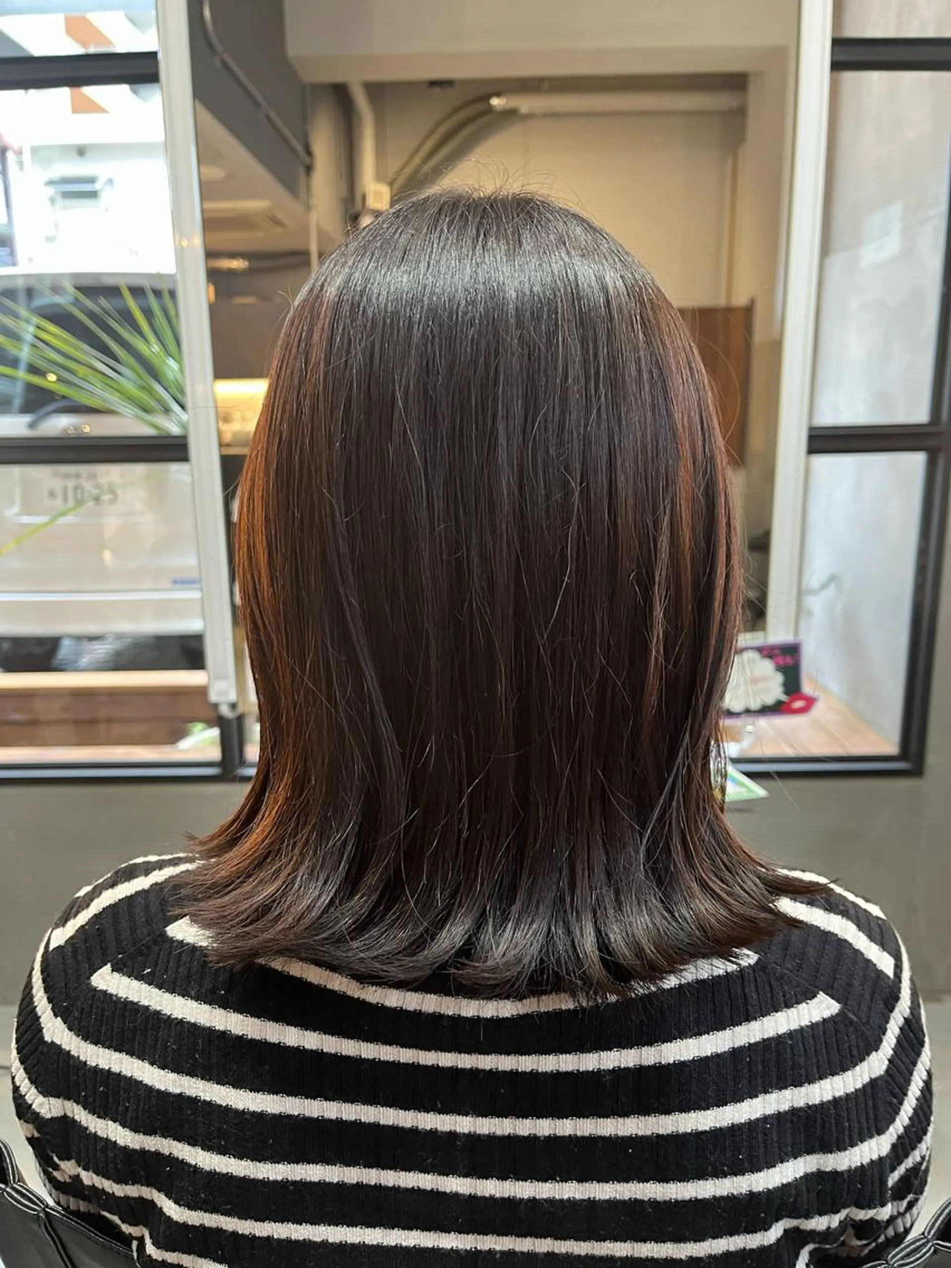 ミディアム カラー ヘアカラー トリートメント 縮毛矯正/髪質改善/ ハイトーン/Makoのヘアスタイル