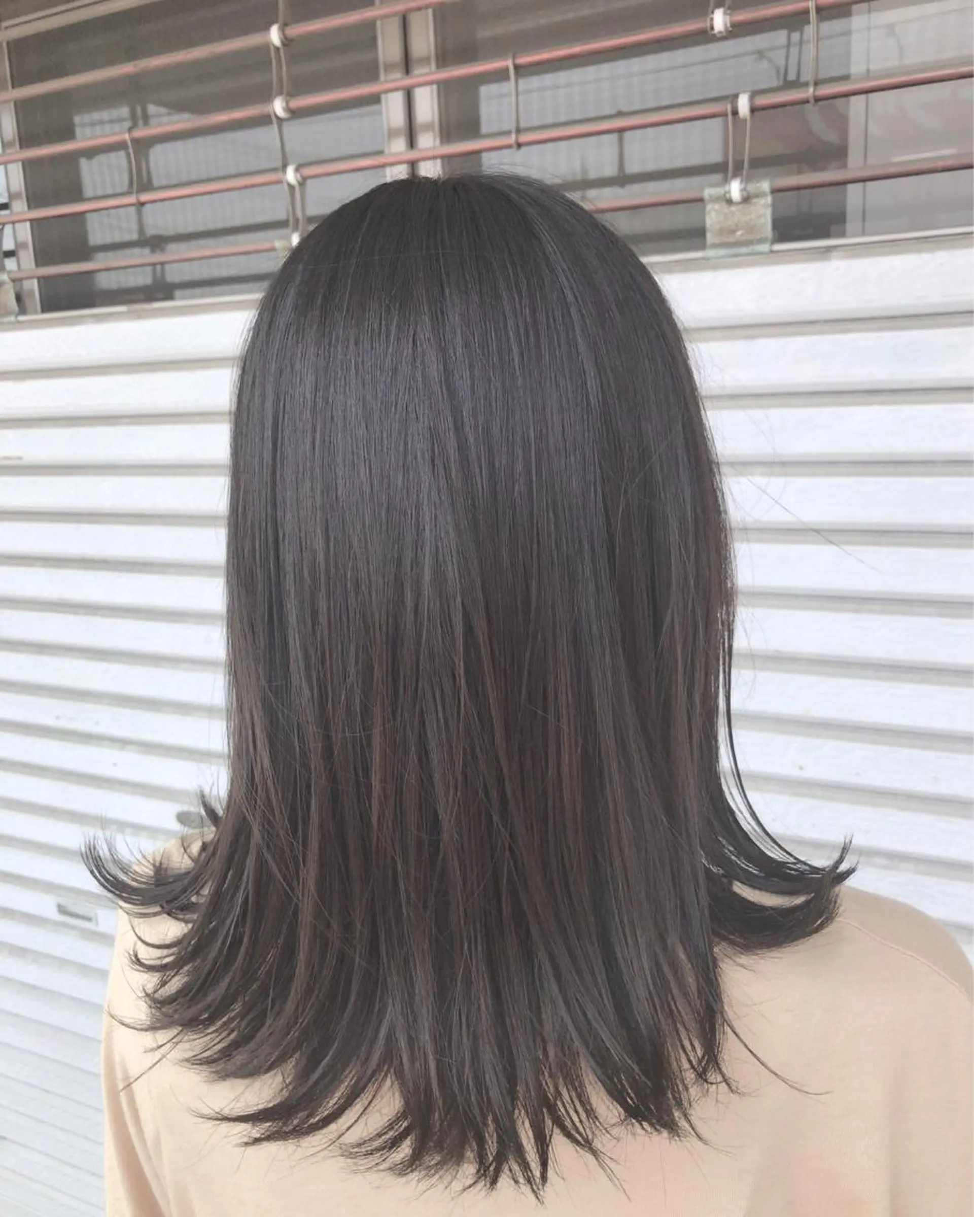 ミディアム カラー レイヤーカット匠 イソザキノリユキのヘアスタイル