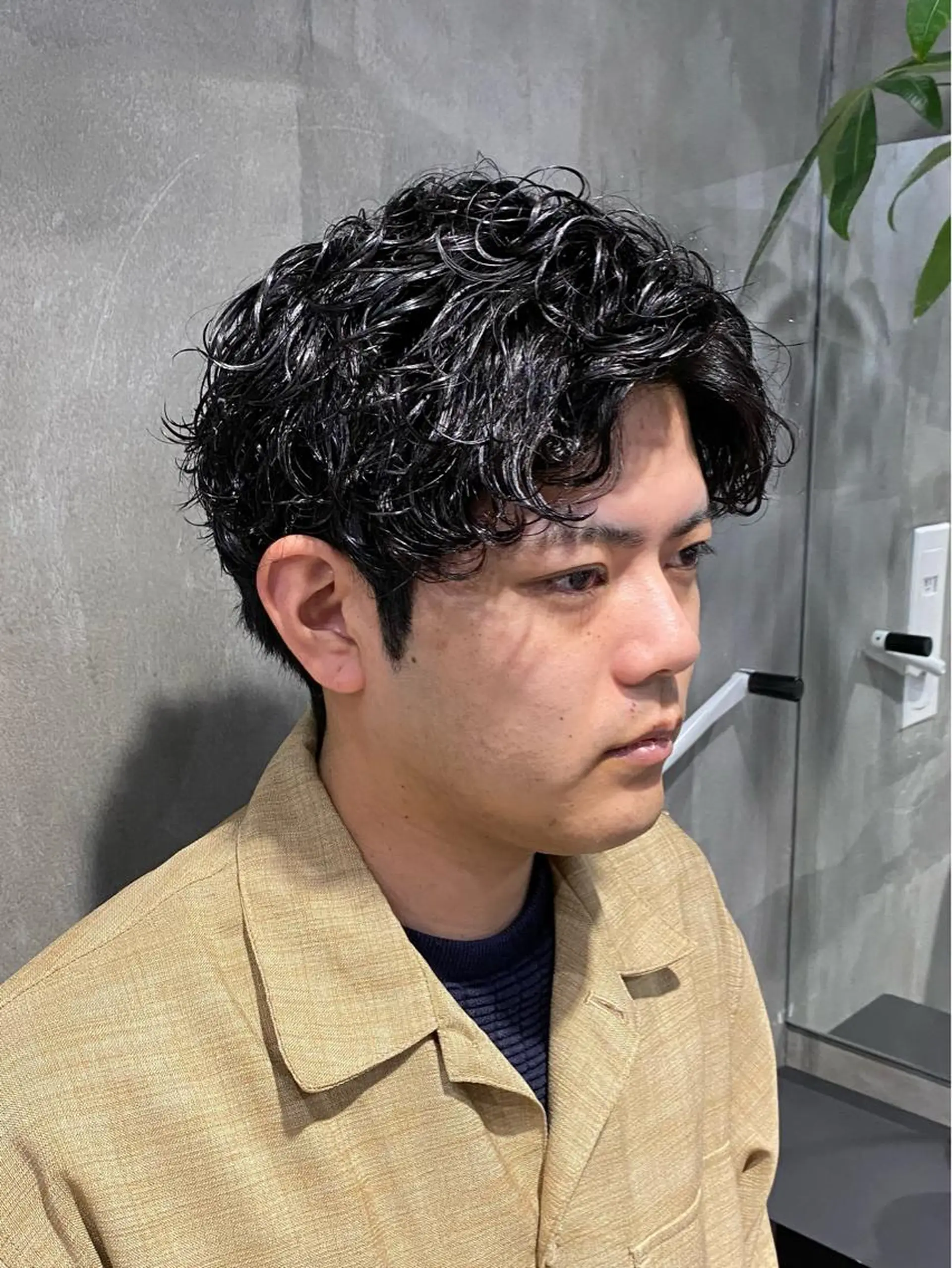 ショート パーマ メンズ カット パーマ Agu hair lore沼館店所属・八戸パーマ/メンズパ ーマ/シンゴ。のヘアスタイル