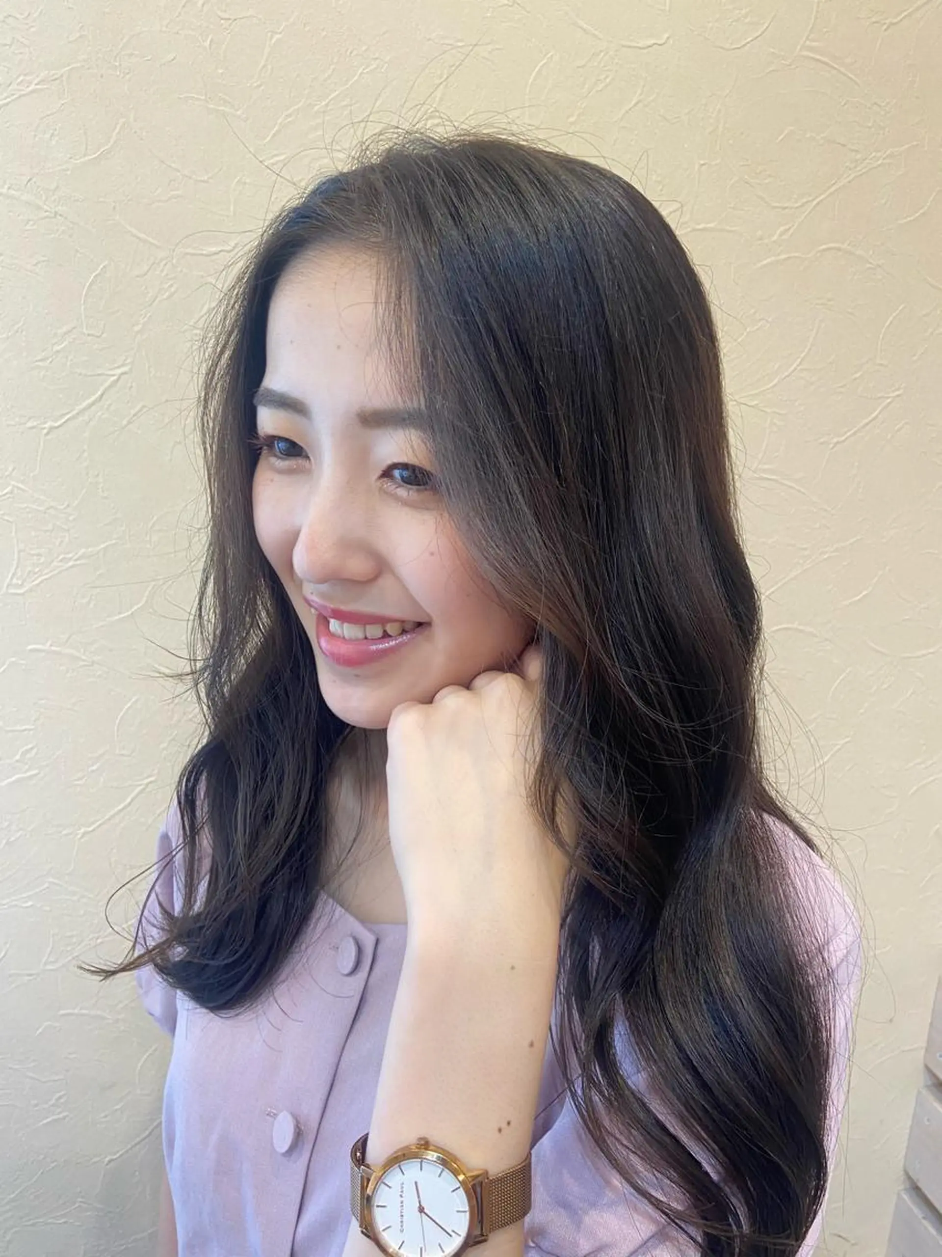 ロング 韓国風ヘア 🌷透明感カラー🌷 内田零菜のヘアスタイル