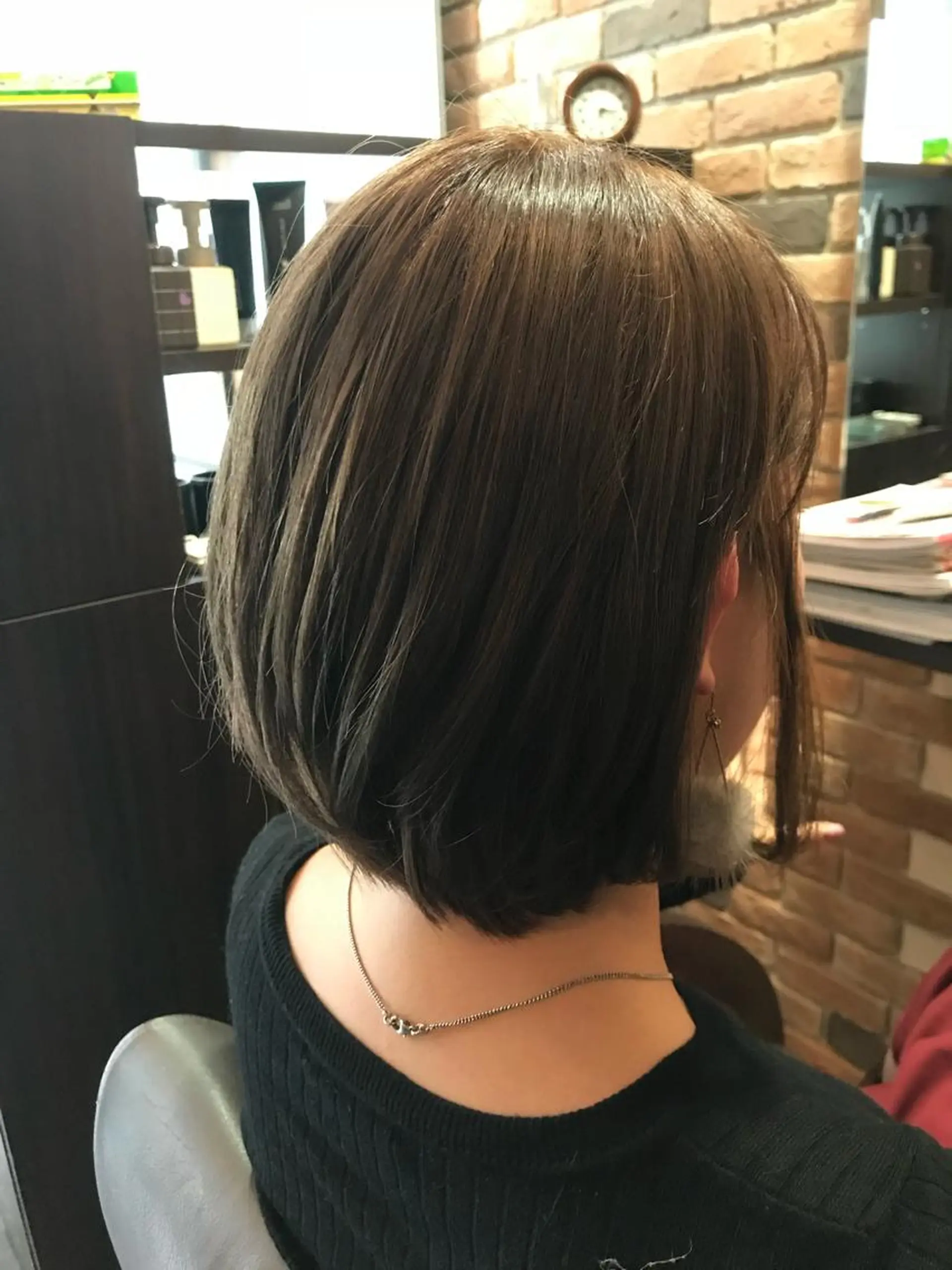 ミディアム カラー カット ヘアカラー Parfait 山本のヘアスタイル