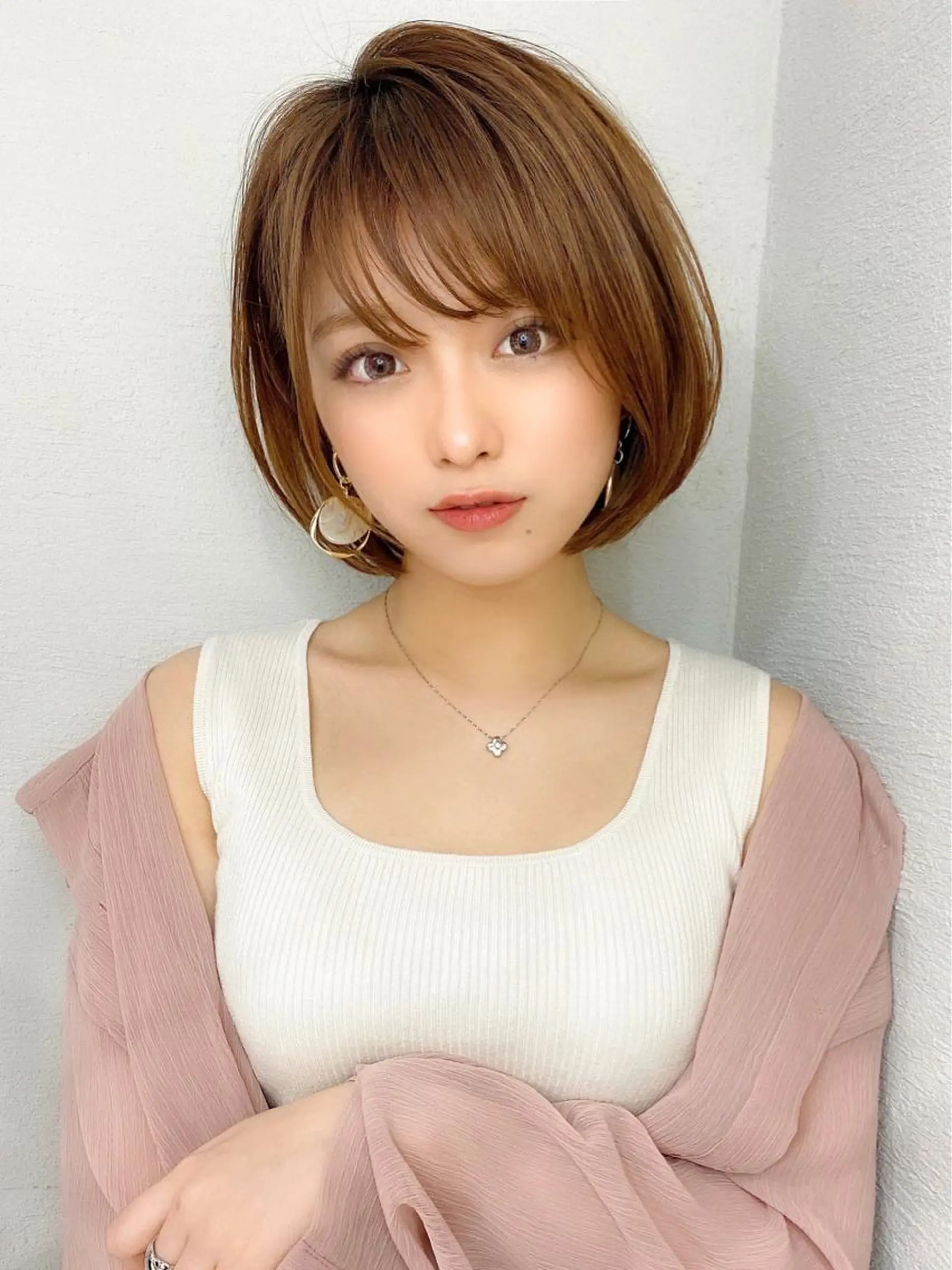 ショート カット ヘアカラー トリートメント 井上晃輔/ショート /ボブ/ミディアムのヘアスタイル