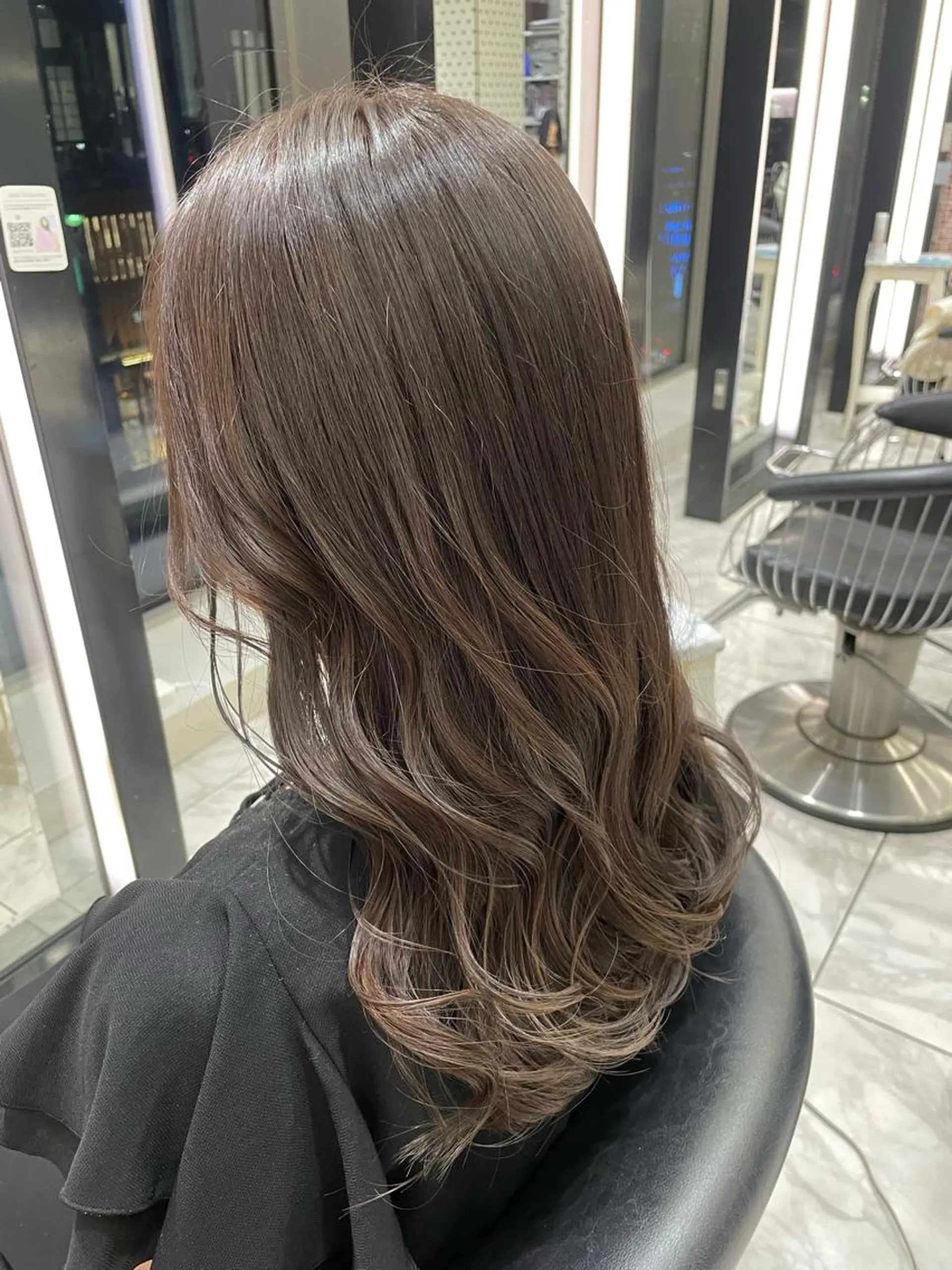 セミロング 韓国風パーマ/ヘア セット/店長みづきのヘアスタイル