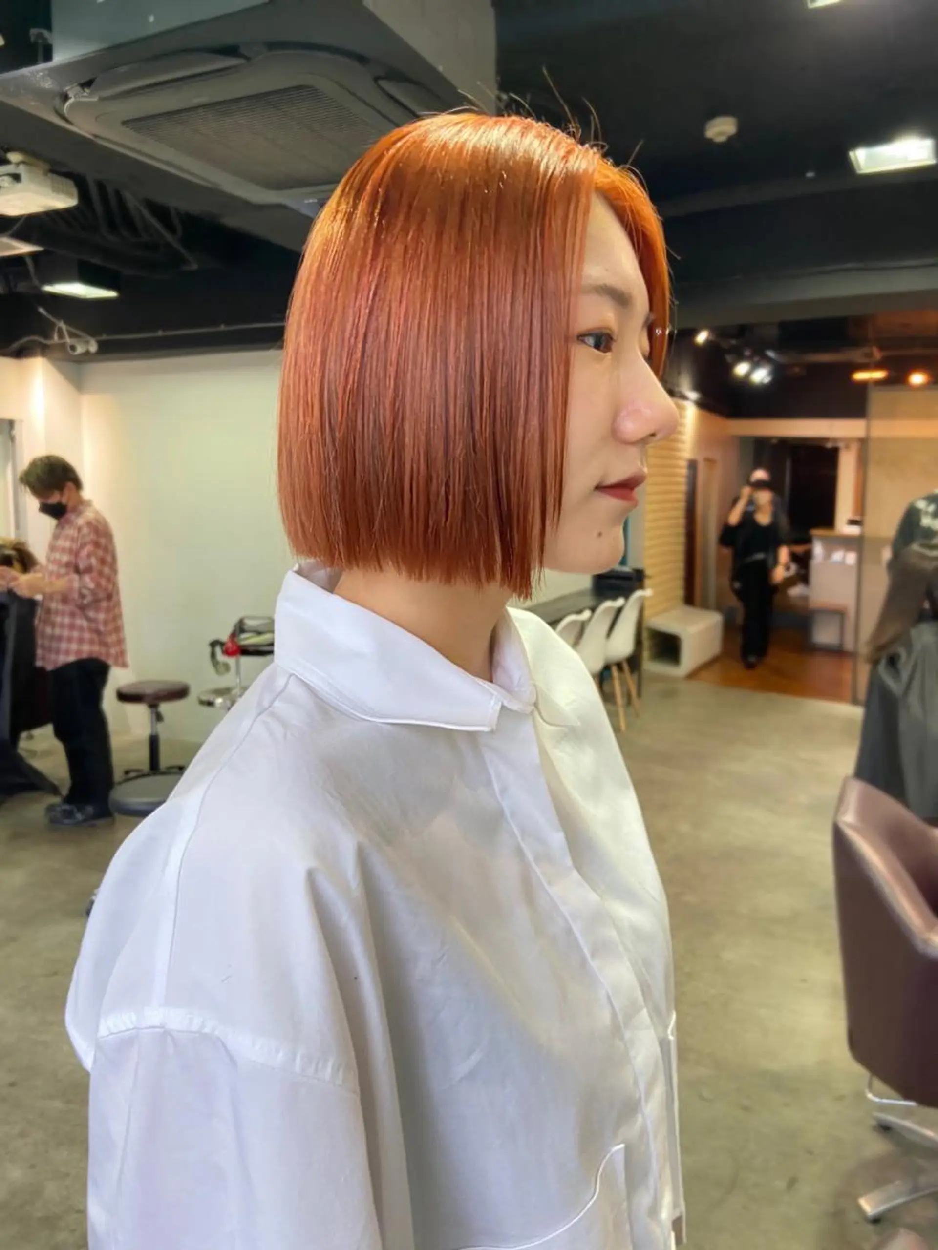 ショート 地毛風艶カラー🌿 喜多夏海のヘアスタイル