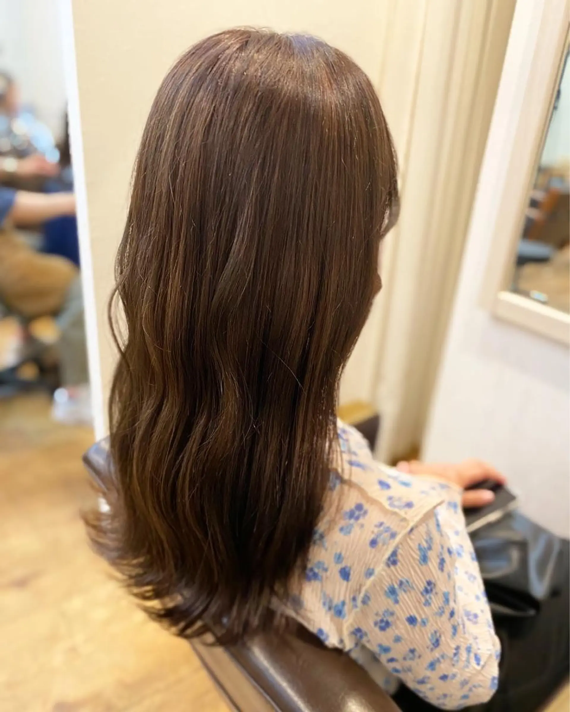 カラー ブラウンカラー ナチュラルブラウン NUMBER 天王寺YUYAのヘアスタイル