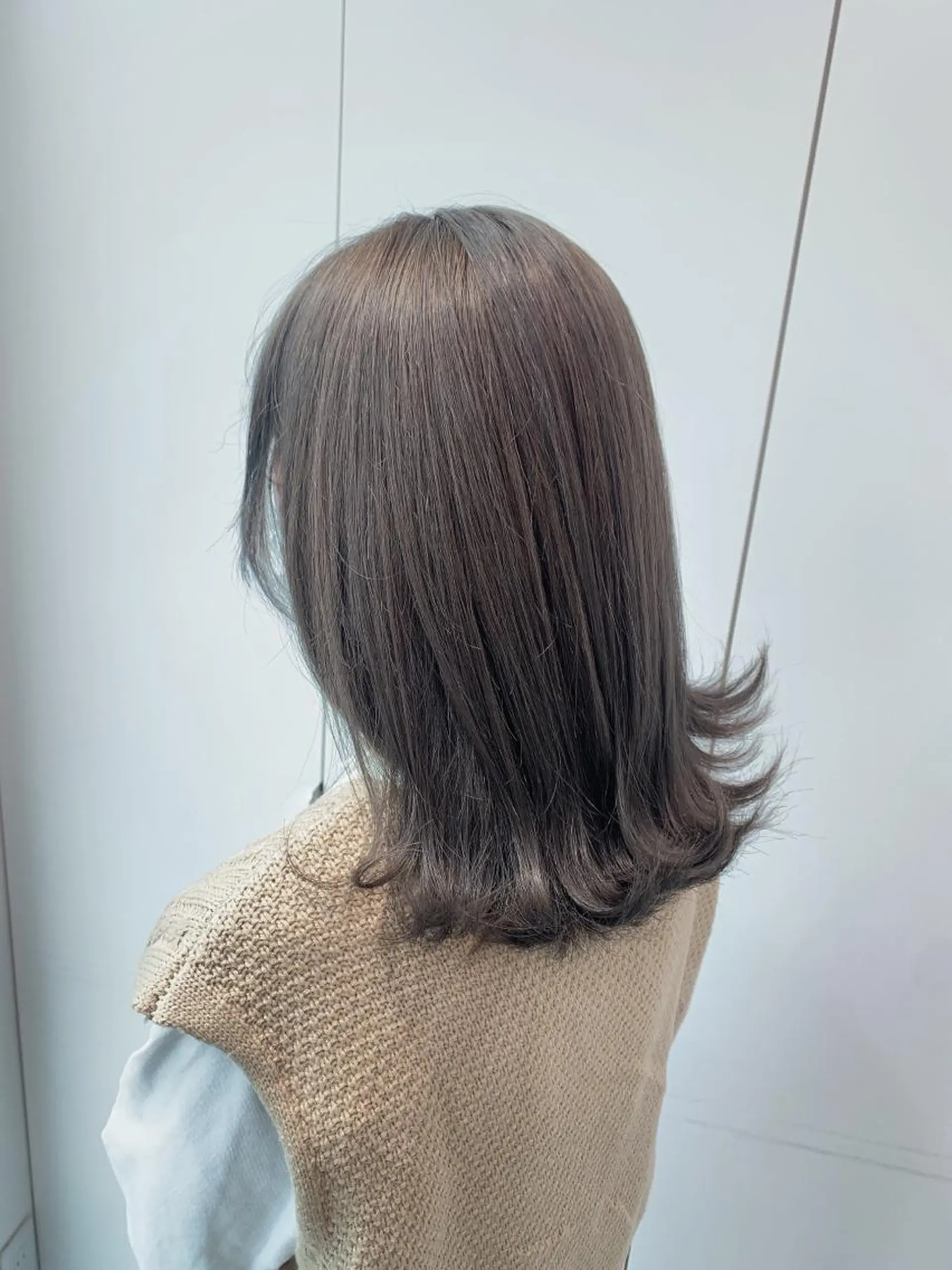 セミロング カラー ヘアアレンジ マツエク・マツパ ヘアカラー トリートメント ヘアセット ♡透明感カラー♡ NAOKIのヘアスタイル