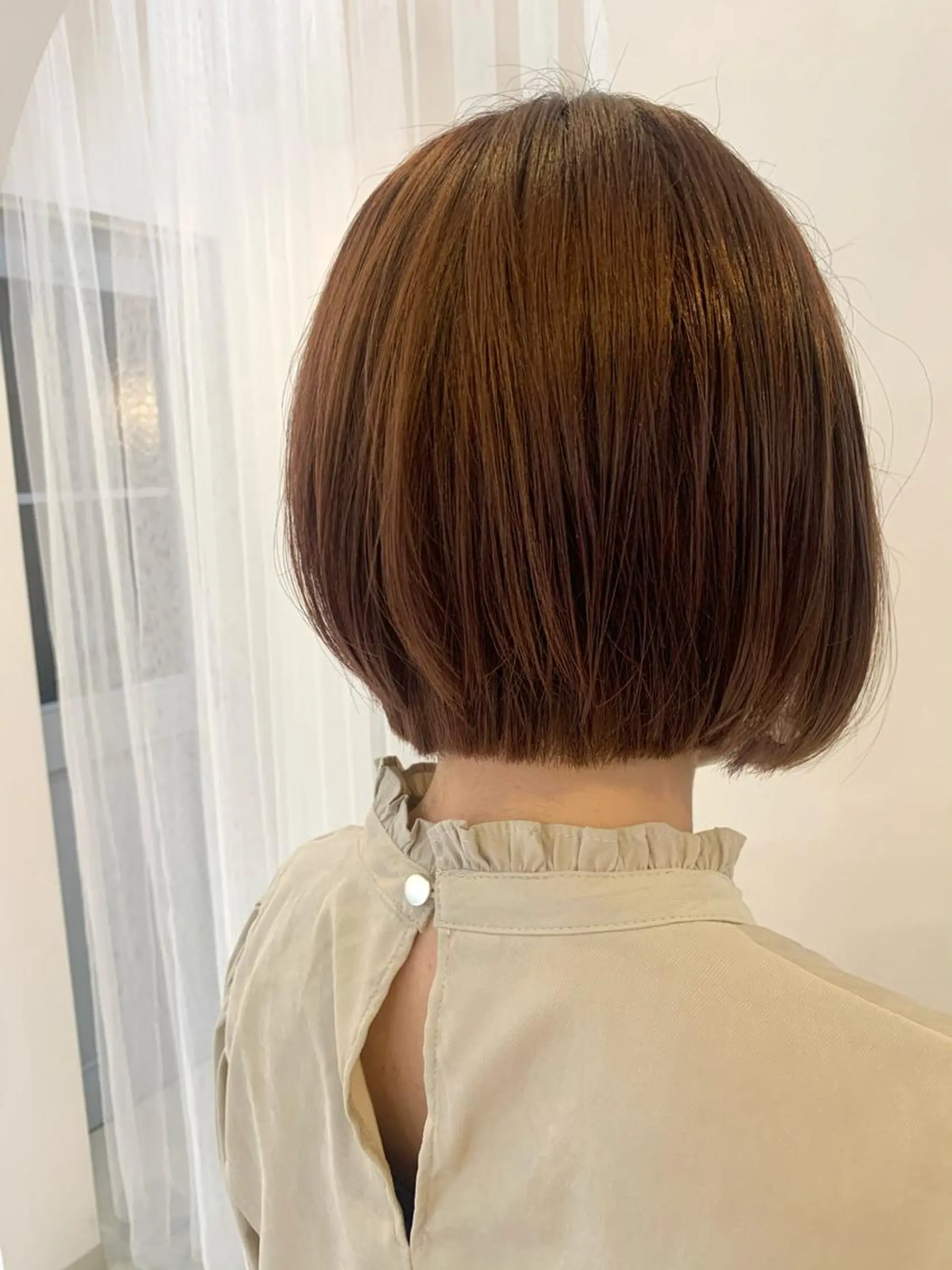 ショート ショートボブ 丸みショート ボブ ショートヘア ホラオク カナエのヘアスタイル