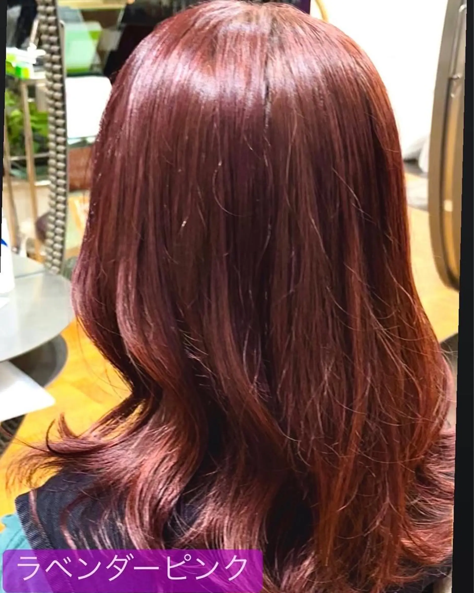 セミロング カラー ブリーチ ラベンダーカラー ラベンダーピンク ブリーチなしカラー ピンクカラー ヘアカラー トリートメント オブヘア　ウエスト店所属・鈴木 夏季/お悩み相談のヘアスタイル