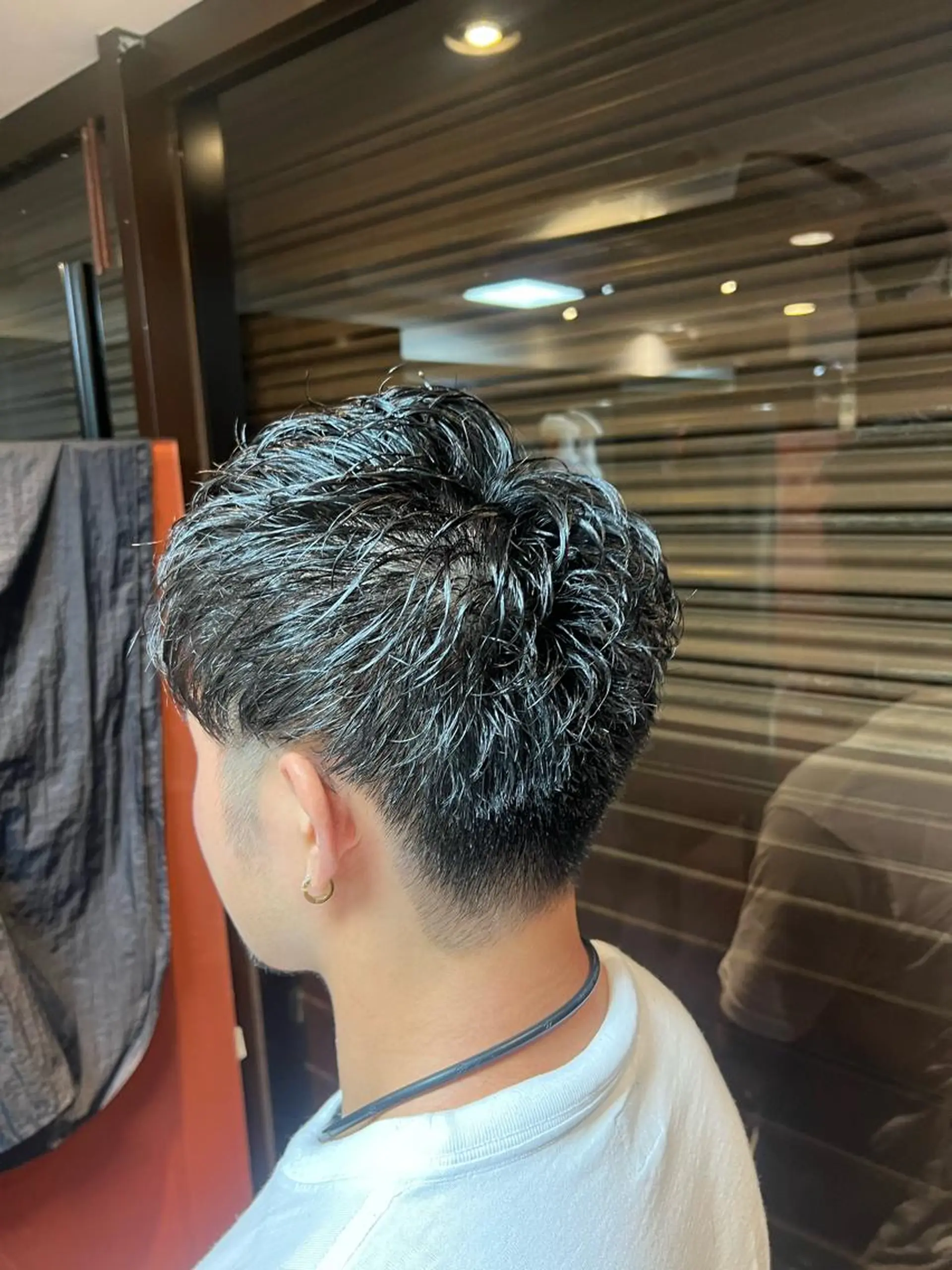 ショート パーマ メンズ 圓子 快のヘアスタイル