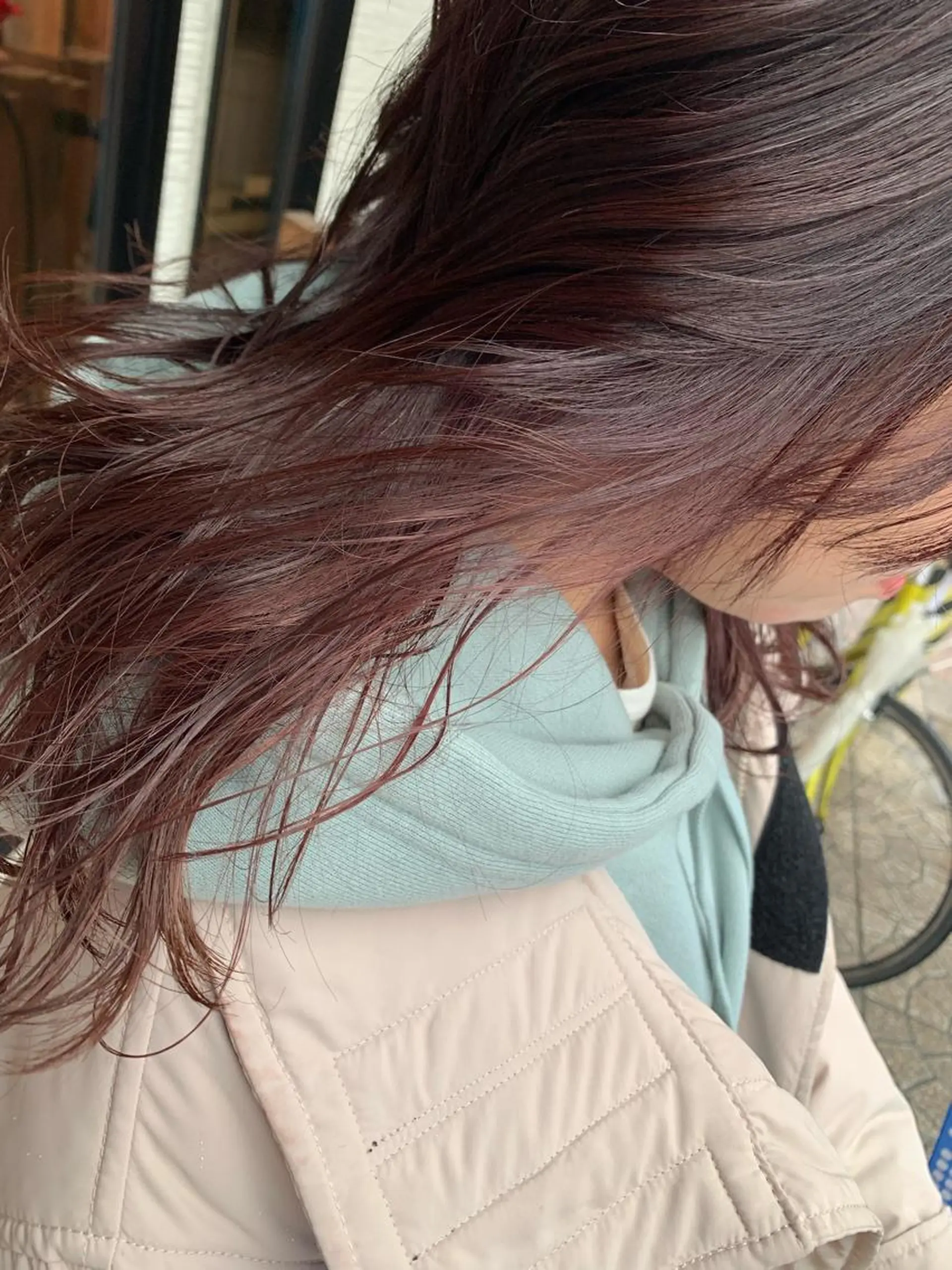 カラー ピンクカラー ローズカラー yoshi (高橋福博)のヘアスタイル