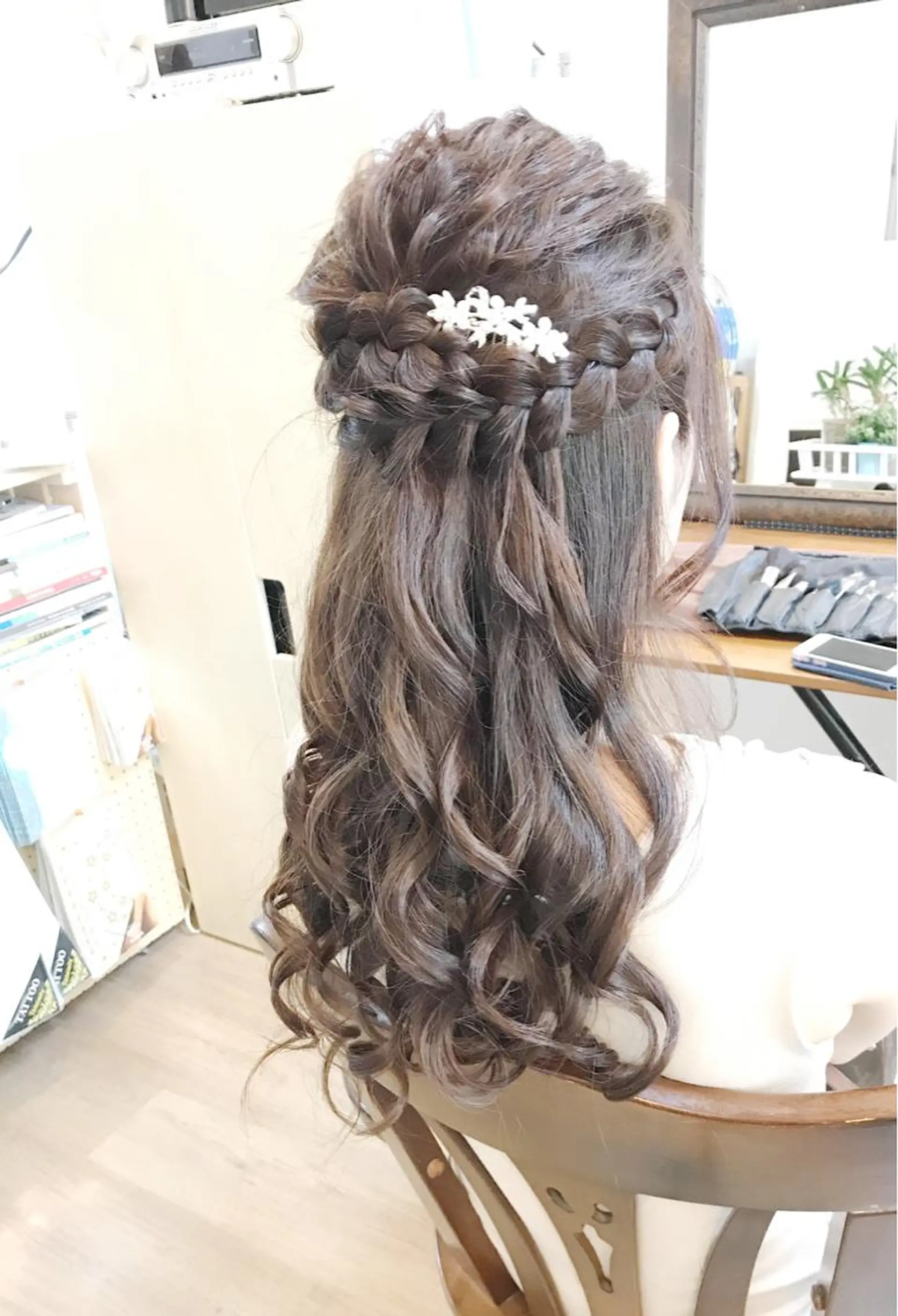 ロング ヘアアレンジ マツエク・マツパ ヘアメ/着付け 清水玲歌のヘアスタイル