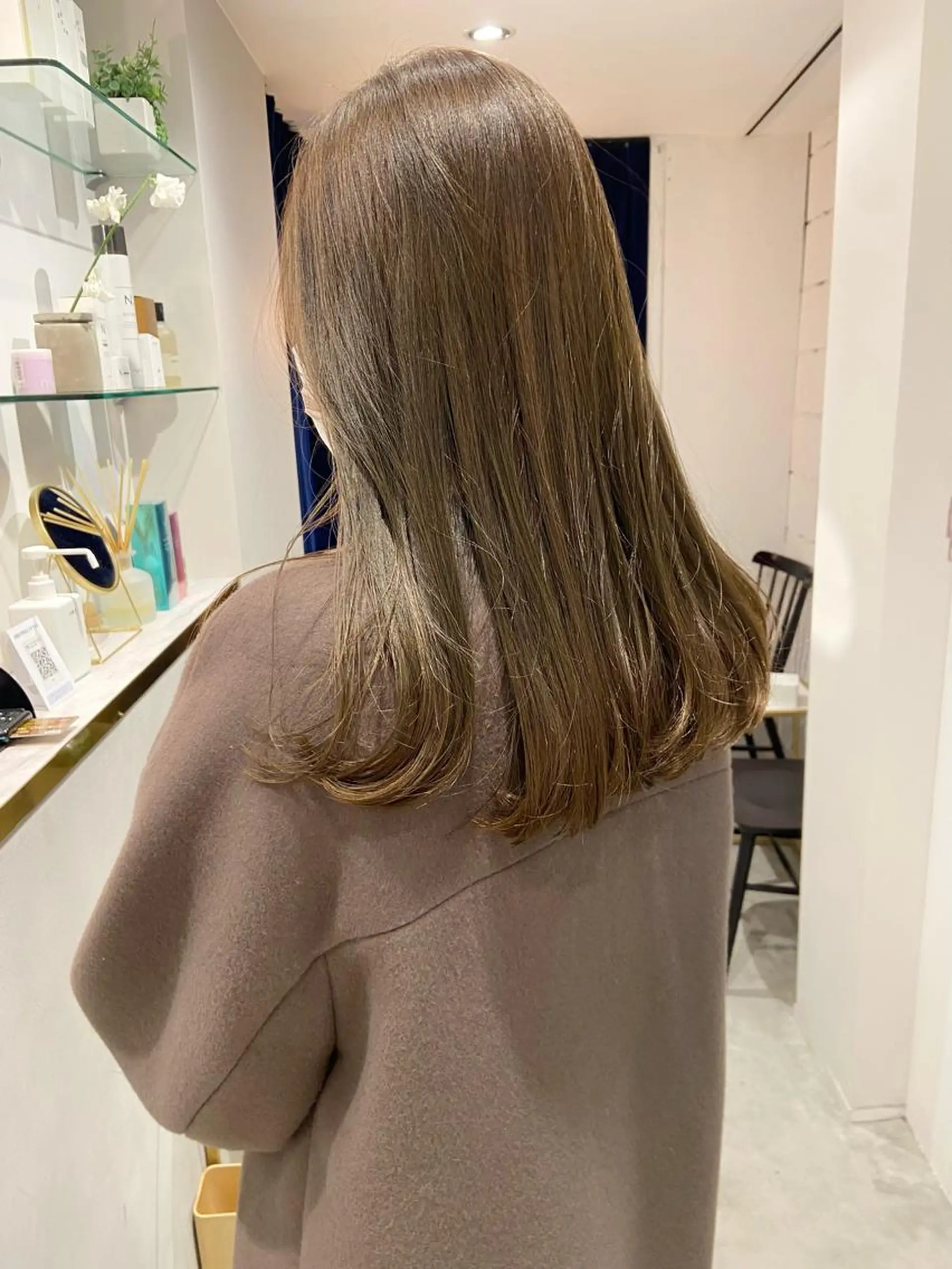 ロング カット ヘアカラー 上原 みちるのヘアスタイル