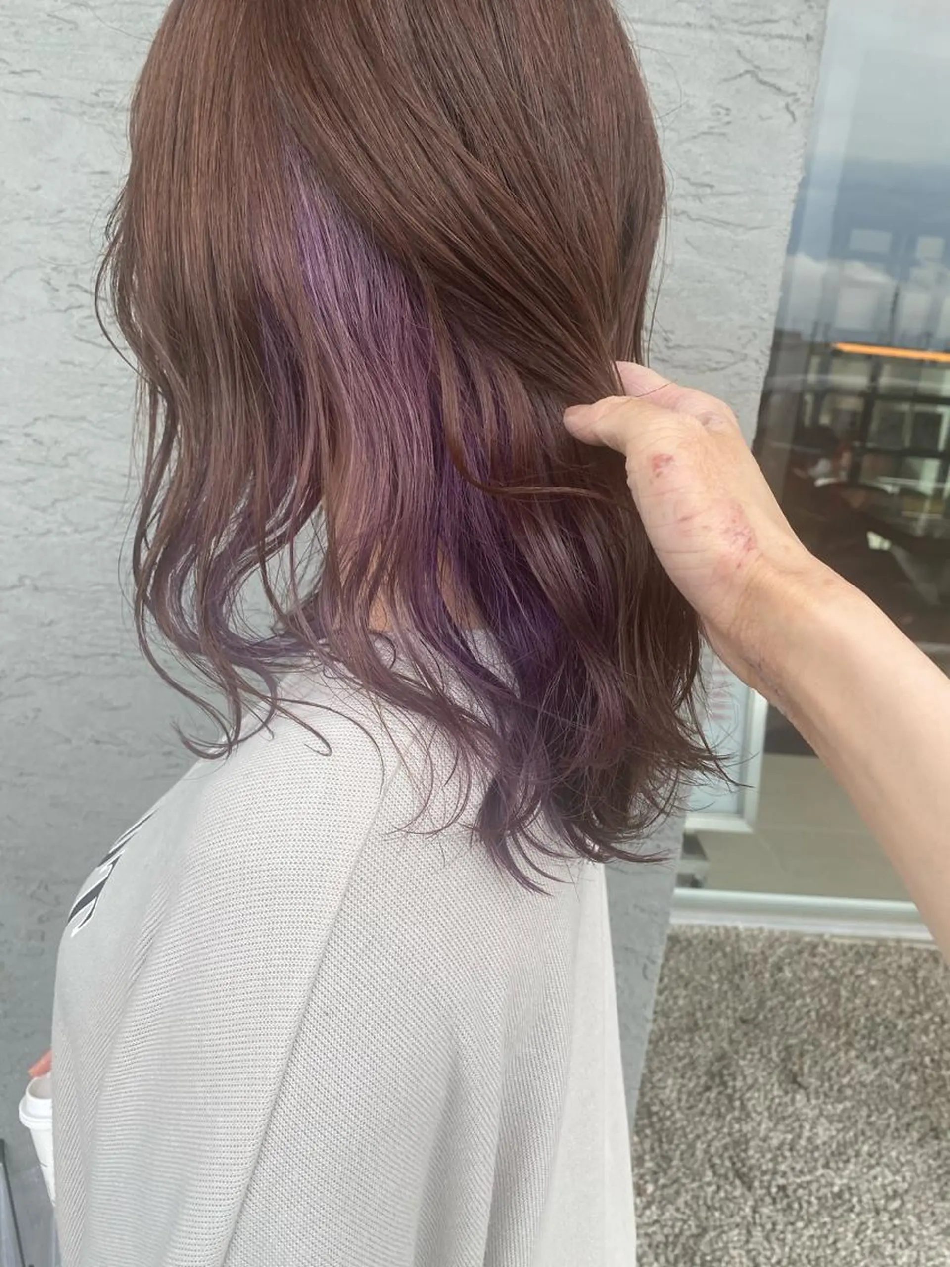 ロング カラー nambu-GARDEN所属・上田 昂雅のヘアスタイル