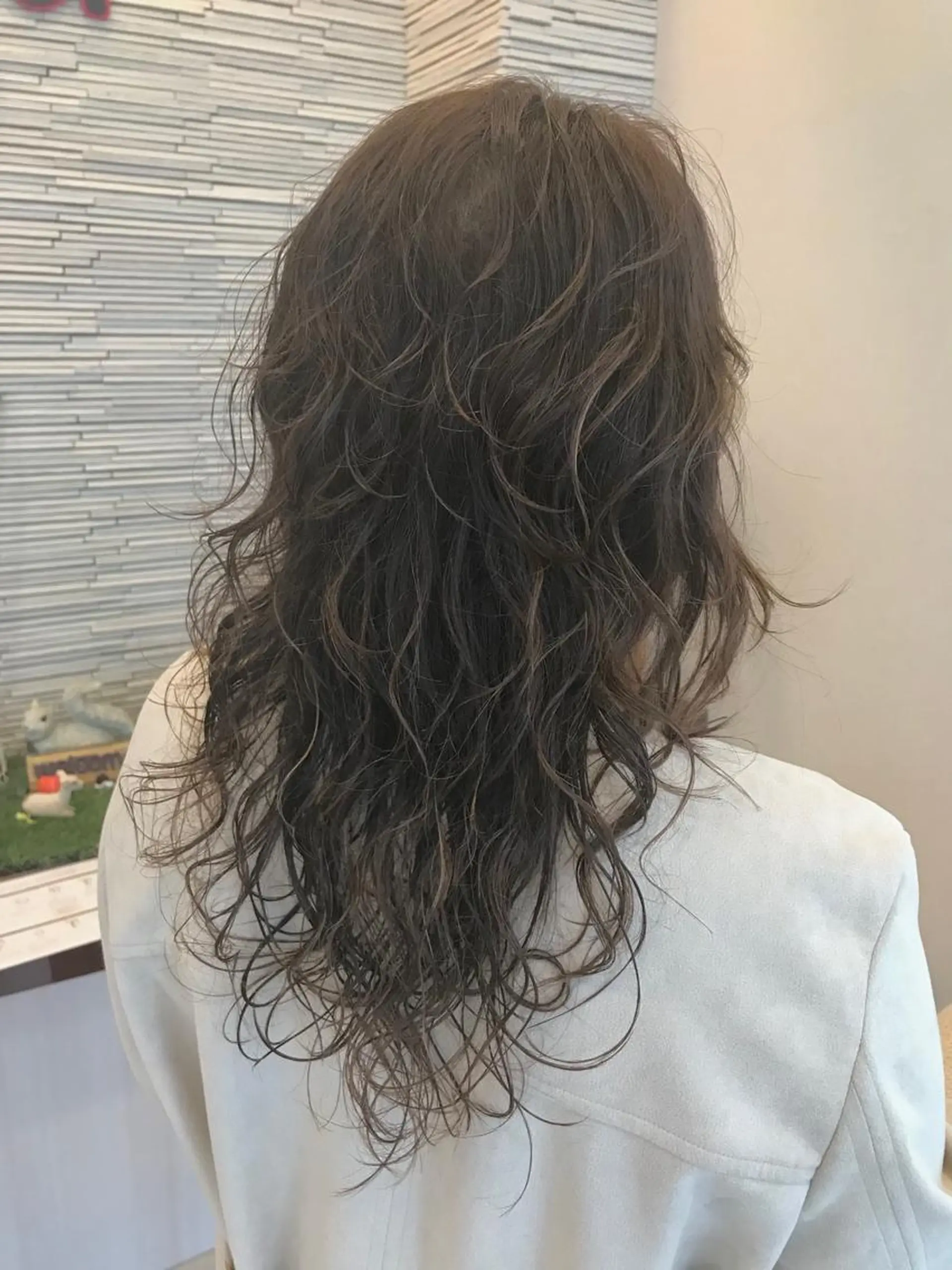 ロング パーマ ウルフカット カット パーマ 【AROMA】 murakamiのヘアスタイル