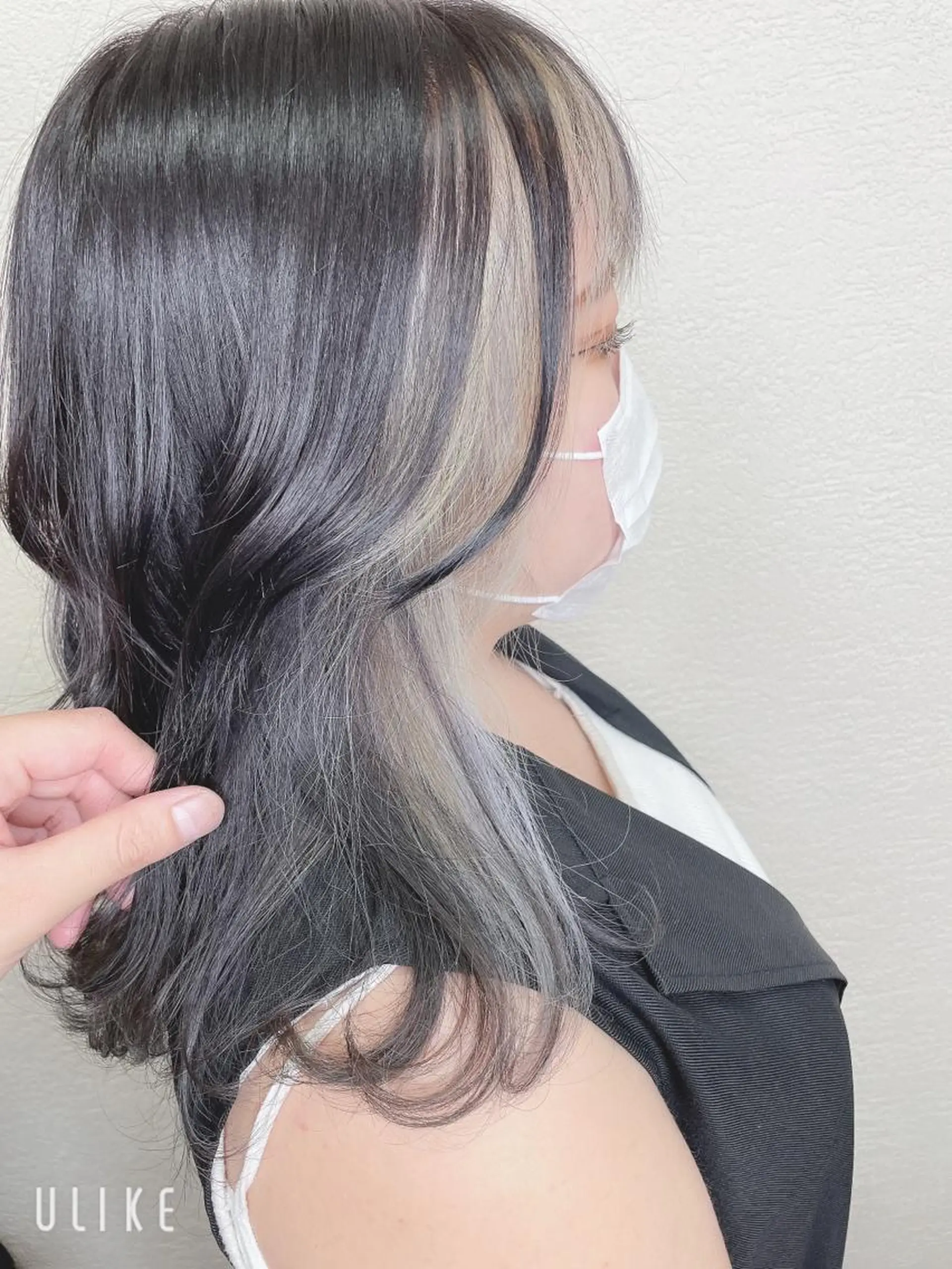 ロング カラー シルバー ホワイトシルバー カット ヘアカラー ❣️モードケイズ塚口 和田一将のヘアスタイル