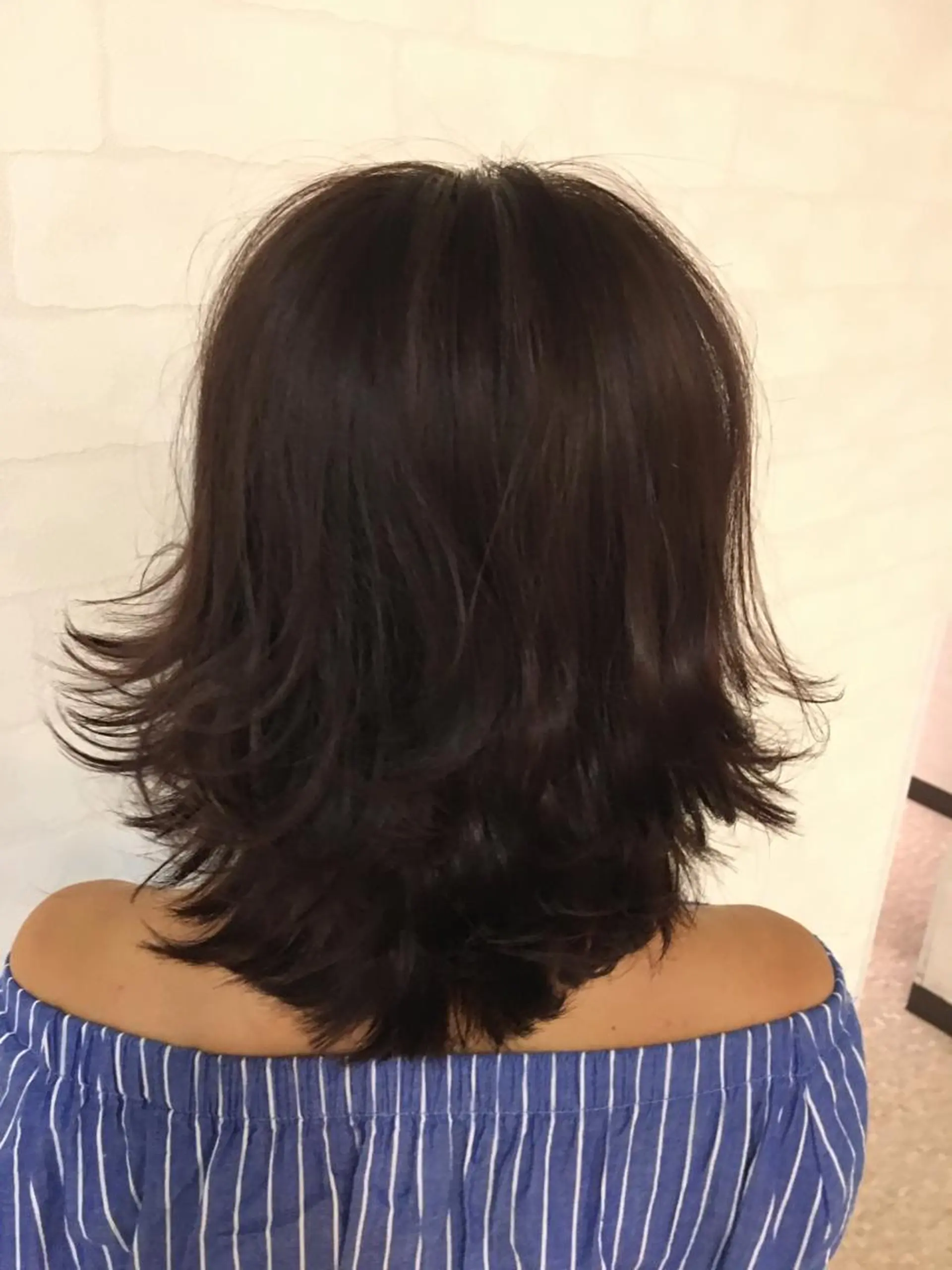 ミディアム ヘアアレンジ 外ハネヘア Agu hair rupia 金沢店所属・金沢美容室/ 艶髪/夜営業/JINのヘアスタイル