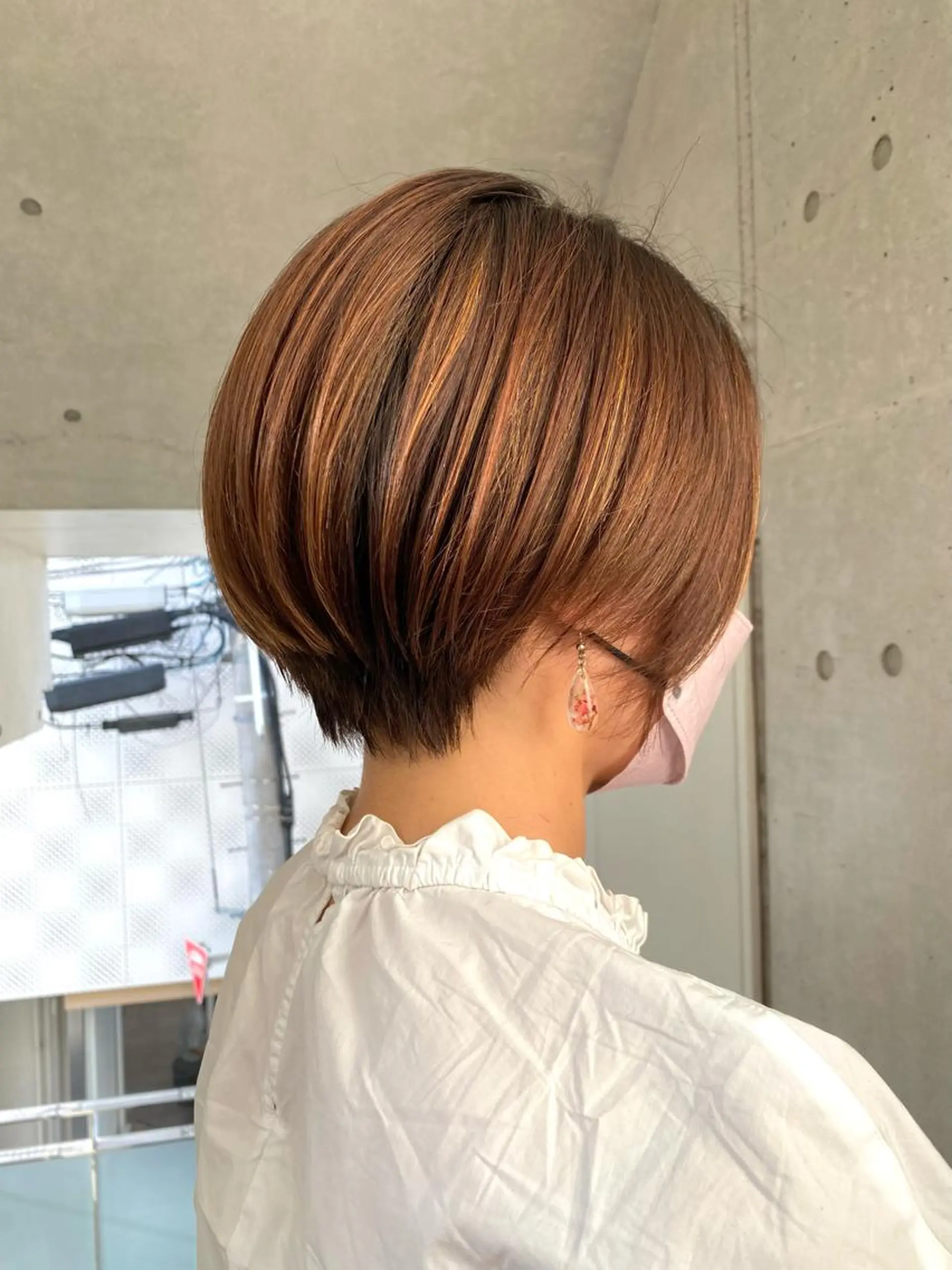 ショート カラー Leverage New York所属・小滝 楓のヘアスタイル