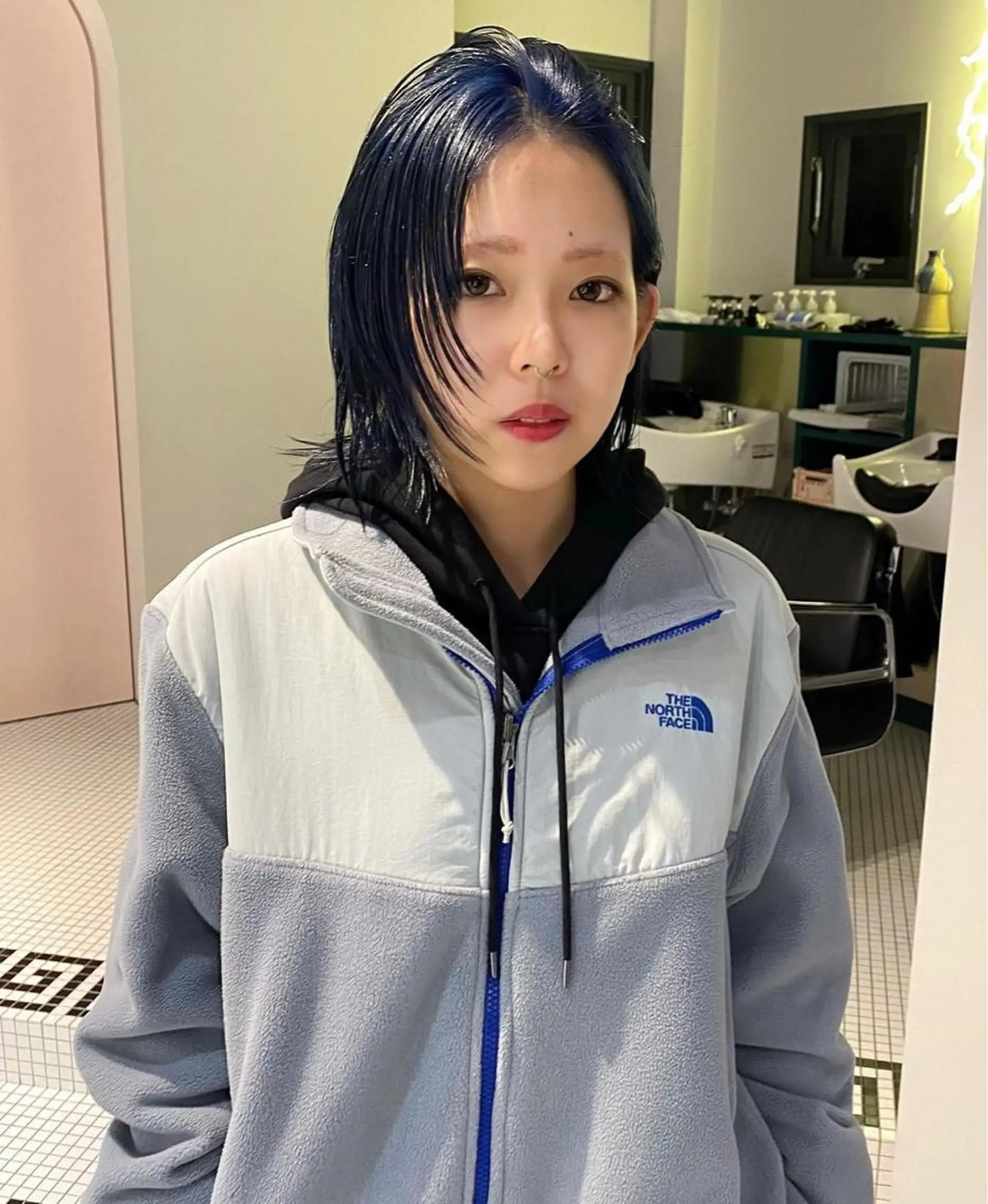 ミディアム カラー ネイビーカラー 丹治 一輝ボブ/ショートのヘアスタイル