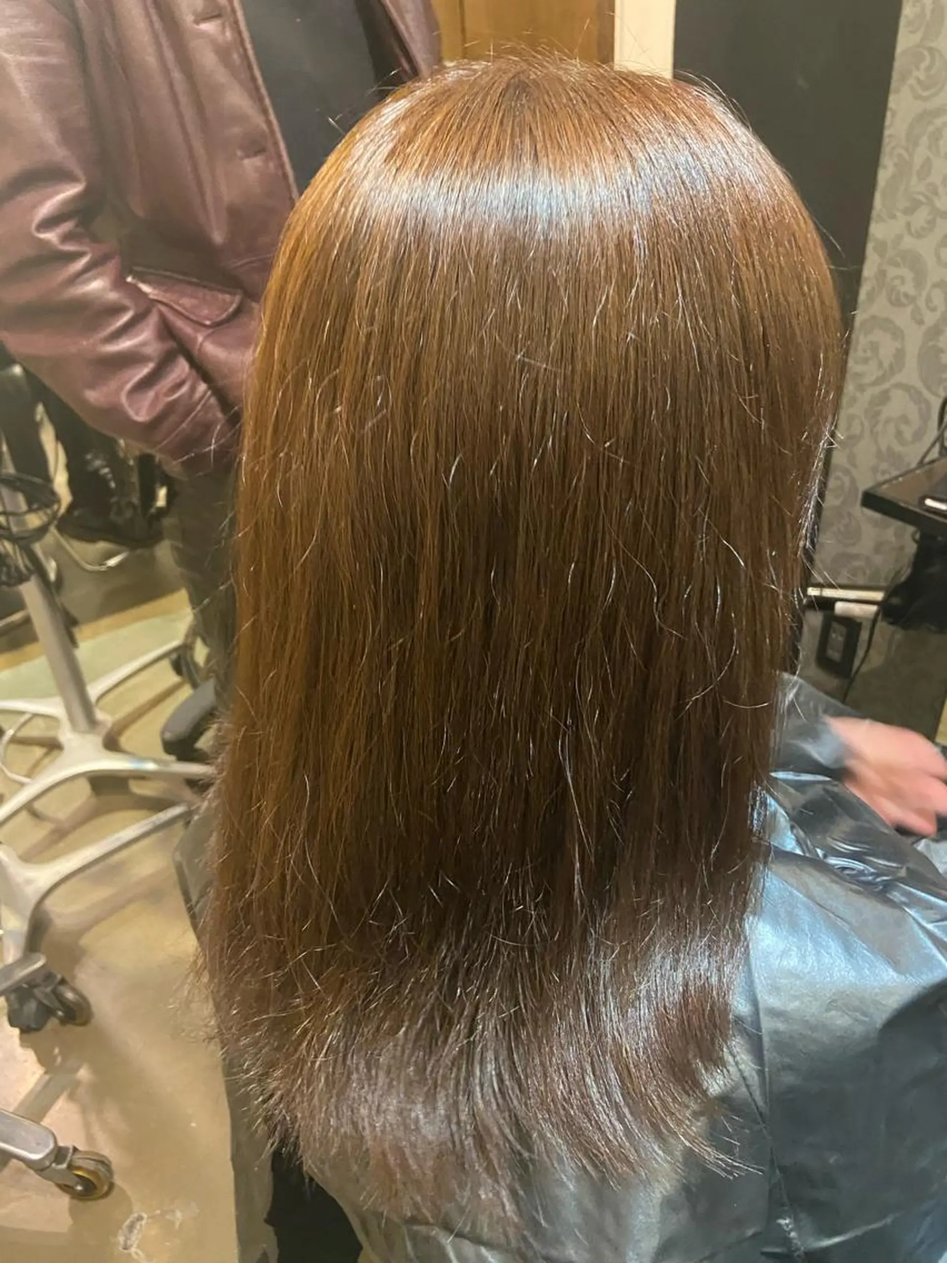 セミロング カラー バイオレットカラー Agu hair jouet 君島七海のヘアスタイル