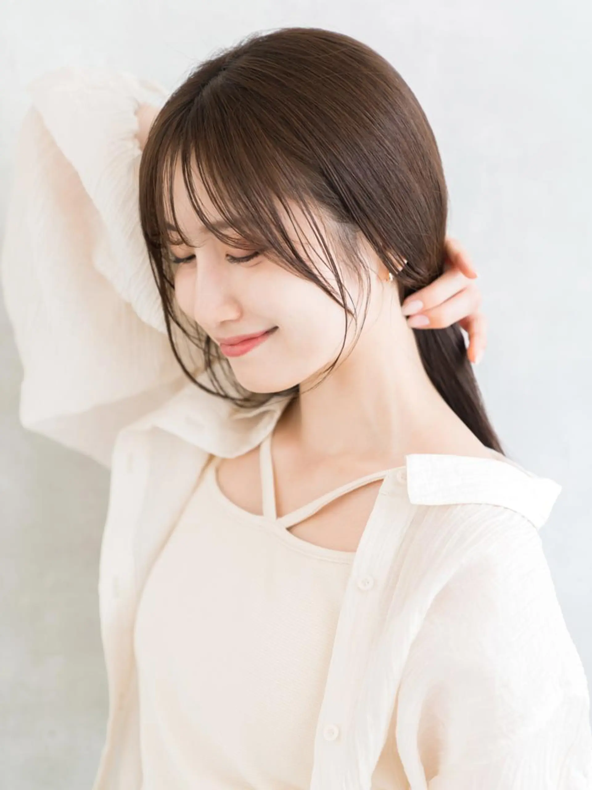 ミディアム 縮毛矯正 カット 縮毛矯正 【艶髪】【髪質改善】 SHUHEIのヘアスタイル