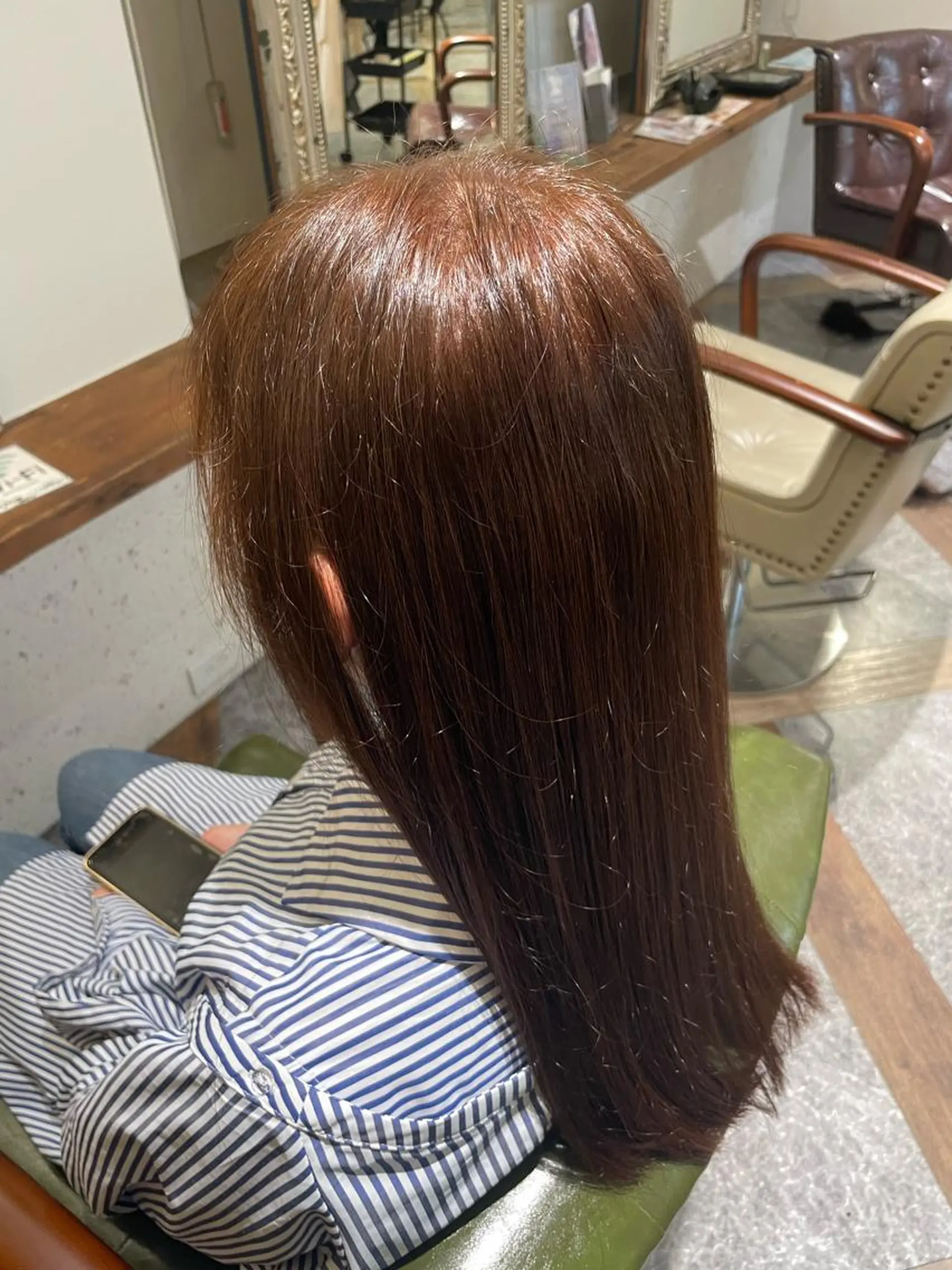 セミロング カラー moon 武蔵小杉所属・ヤマザキ アイ🕊 くすみカラー👒のヘアスタイル