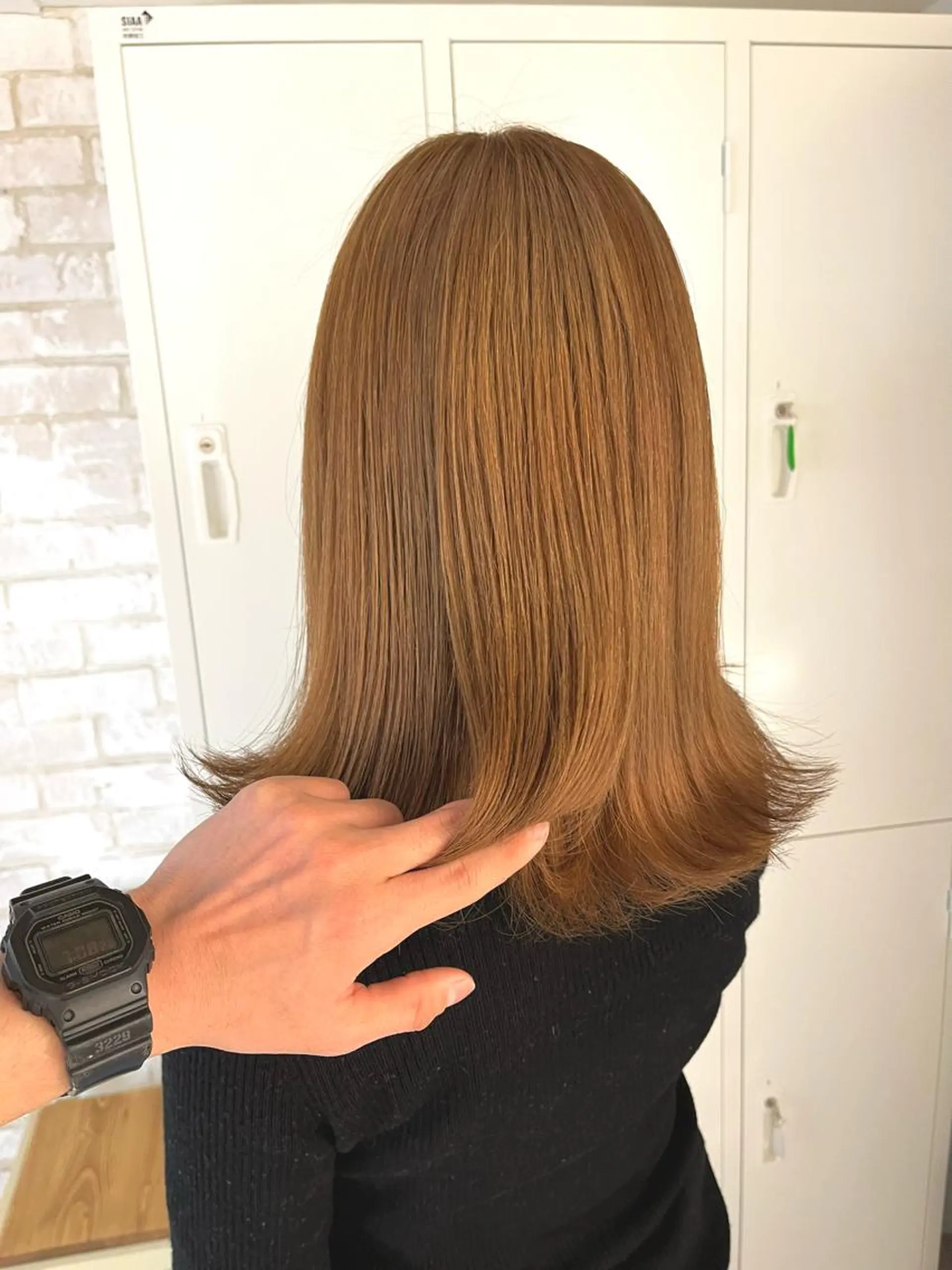 ミディアム カラー ヘアカラー トリートメント ヘアセット エクステ/プル エクステKOICHIのヘアスタイル