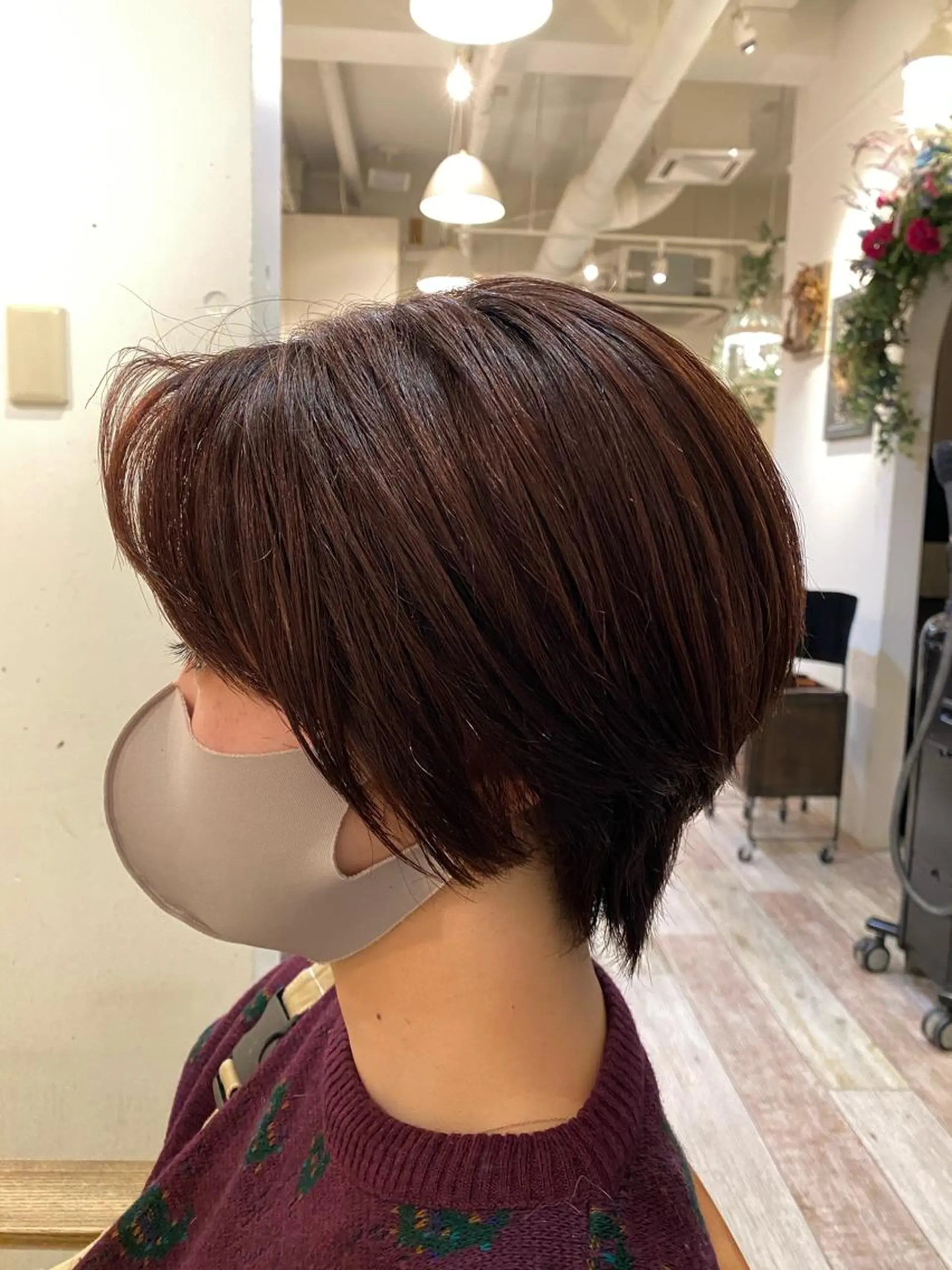ショート ハンサムショート ショートヘア よこもり あいのヘアスタイル
