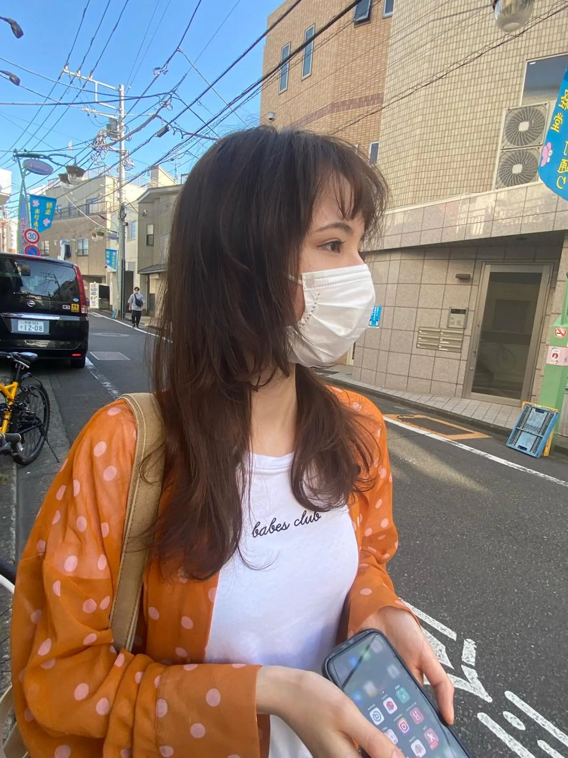 セミロング ウルフカット grow所属・🧡YUKA🧡 渋谷/プルエクステのヘアスタイル