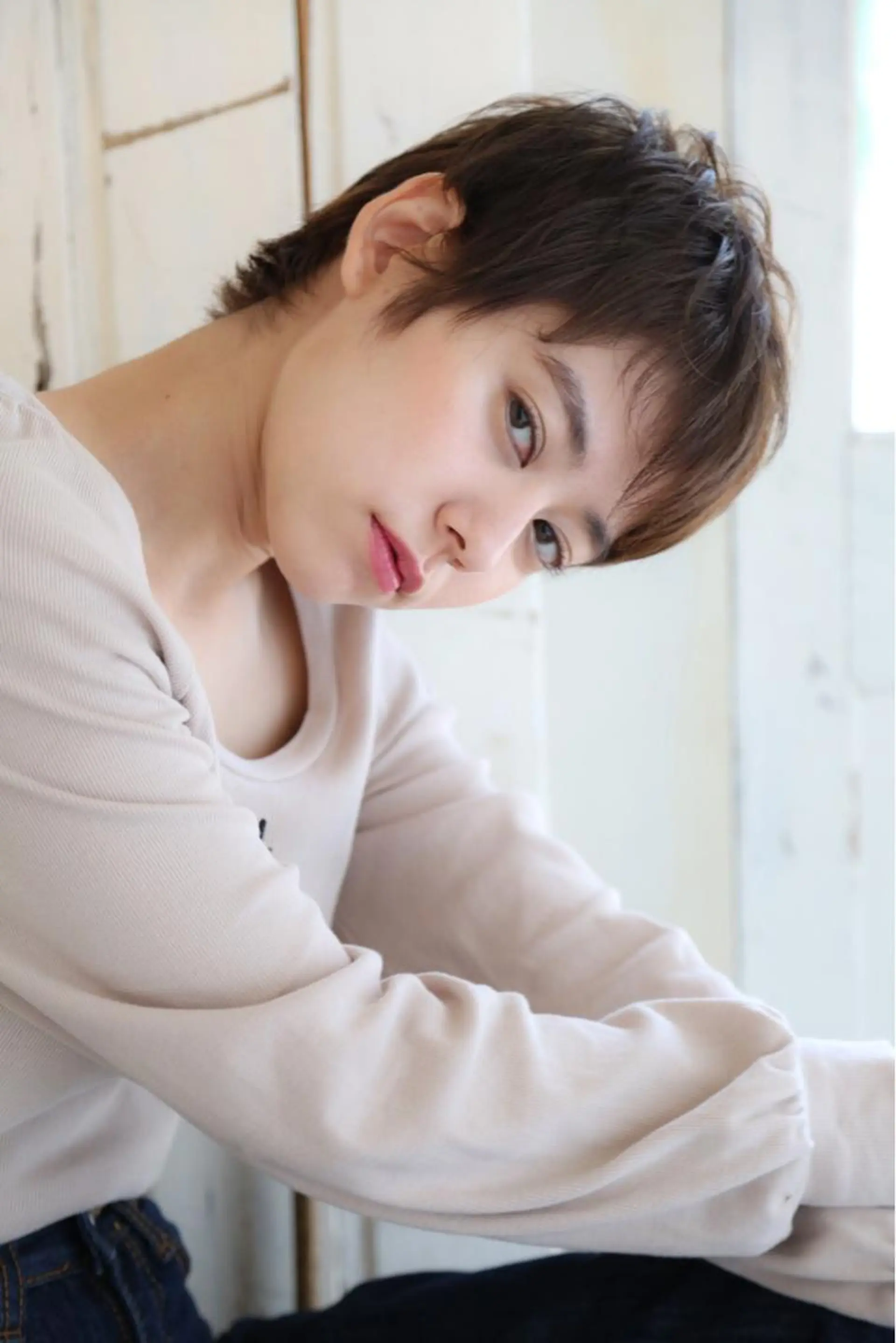 ショート 石渡このみ 🍊レイヤーカットのヘアスタイル