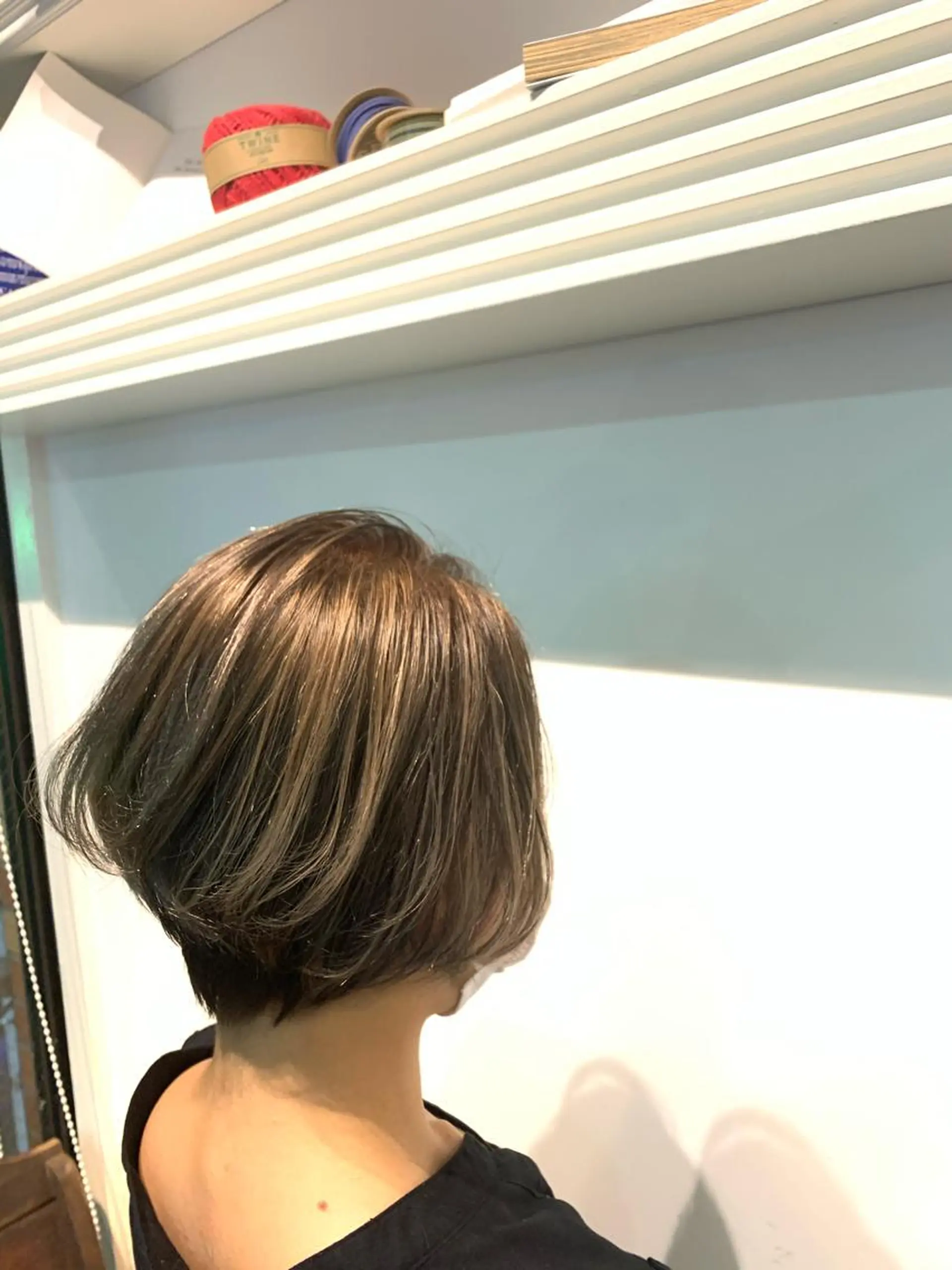 ショート ハイライト ショートヘア 小顔カット ヘアカラー トリートメント ヘッドスパ ヘアセット 山口 竣也のヘアスタイル