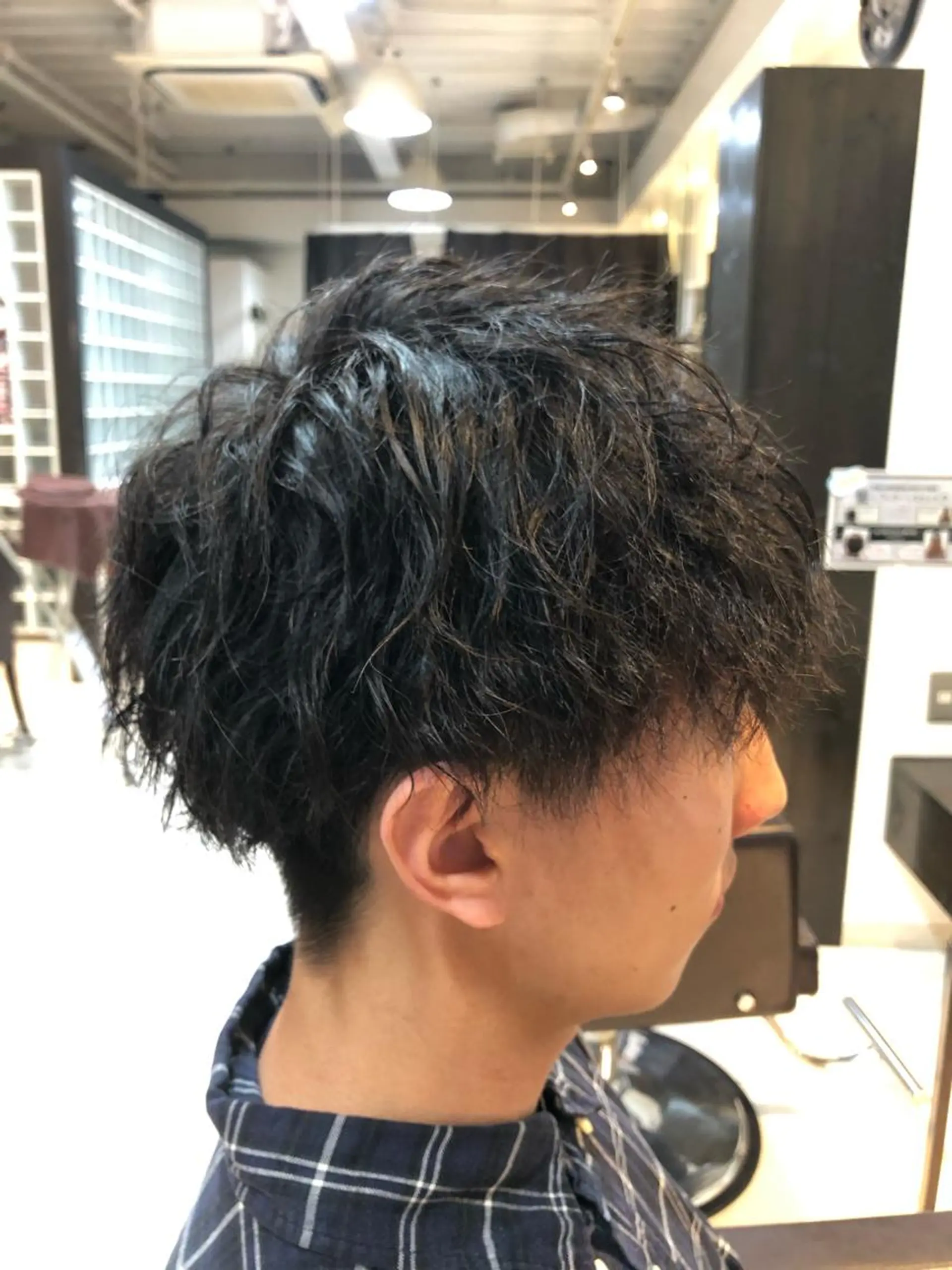 ショート パーマ メンズ パーマ カ レラのヘアスタイル