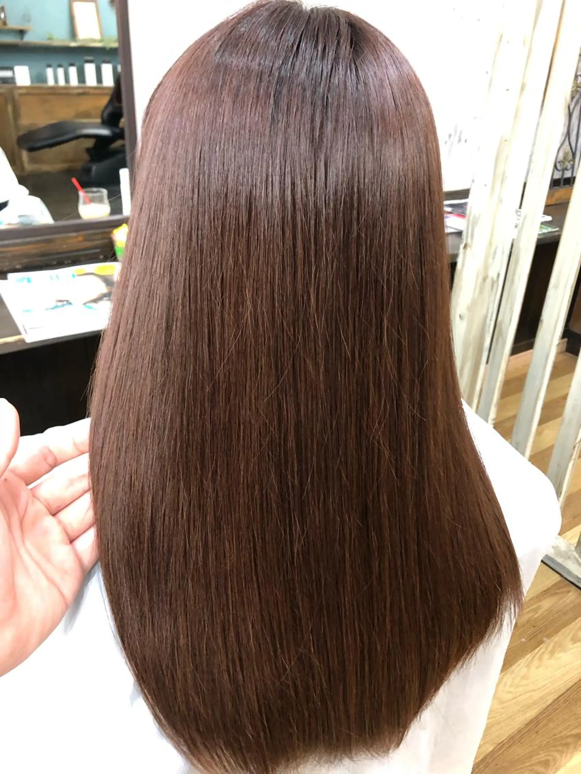 ロング カラー ブラウンカラー ATOLL所属・ATOLL 武藤のヘアスタイル