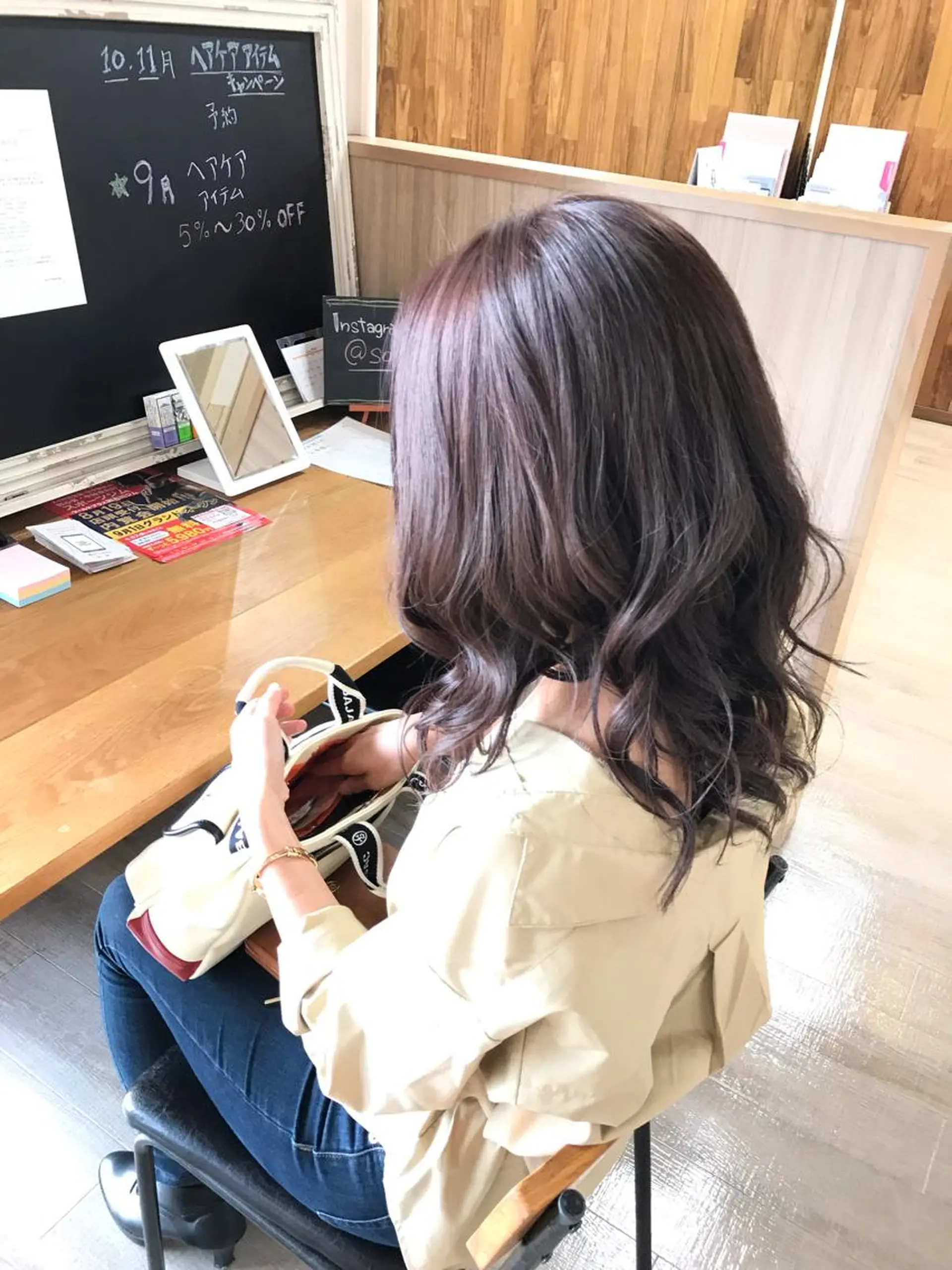 ミディアム カラー M.arc 【マーキ】のヘアスタイル