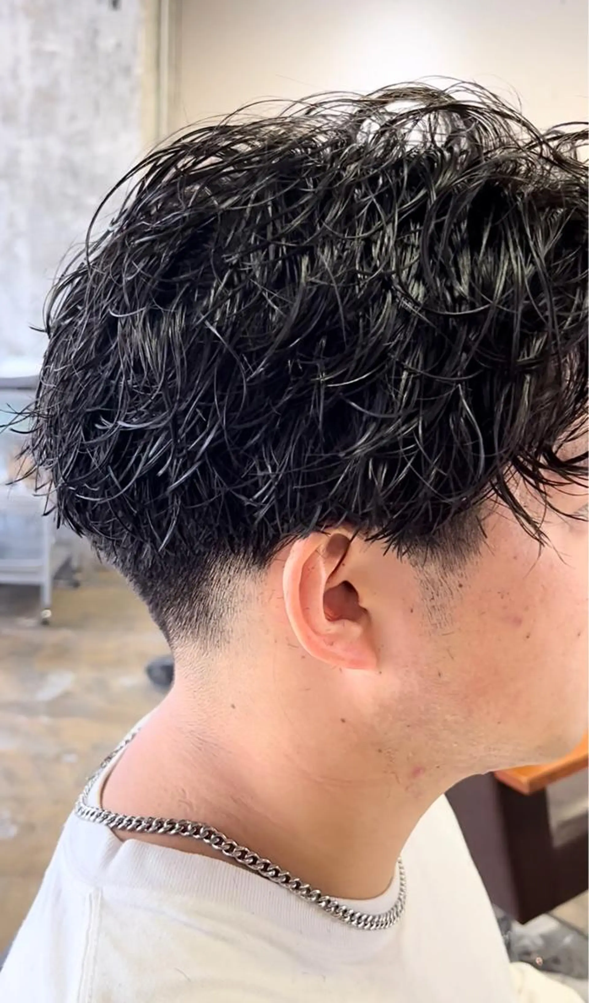 パーマ メンズ カット パーマ 猪原 海斗メンズパーマのヘアスタイル
