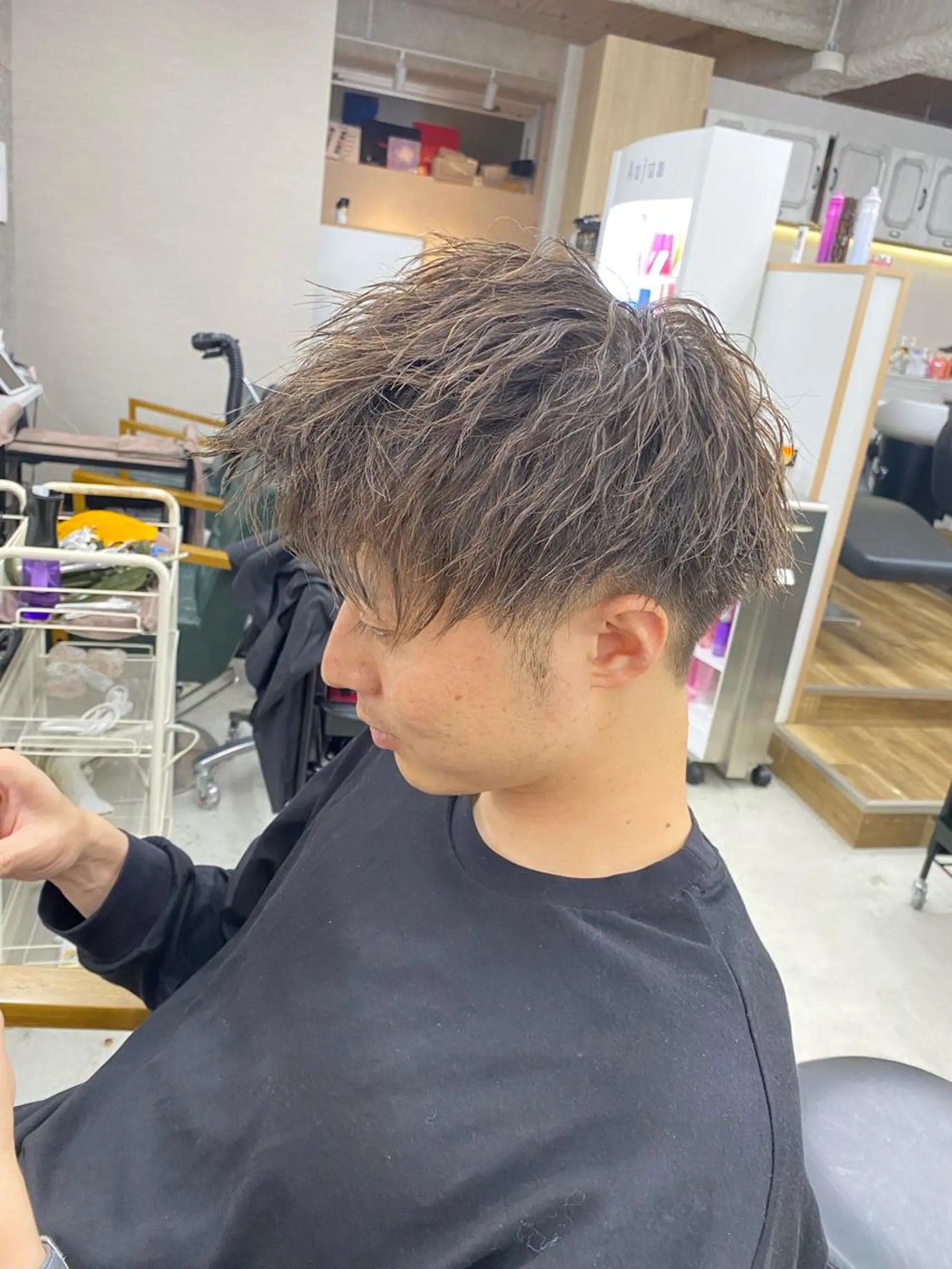 パーマ メンズ メンズパーマ メンズツイストパーマ ツイストパーマ カット パーマ 八谷 将平のヘアスタイル