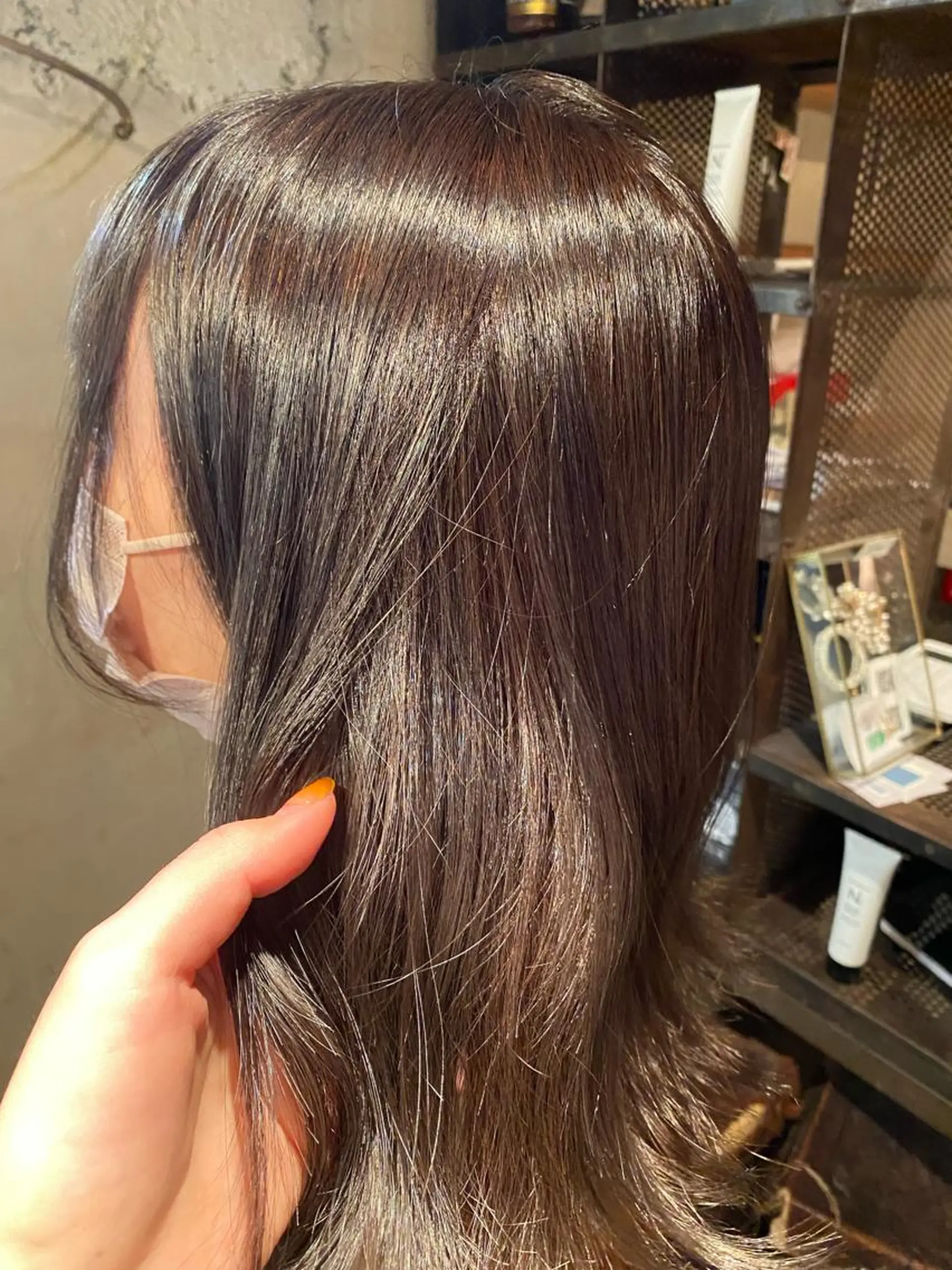 ミディアム カラー ブラウンカラー お任せヘア☘️☘️ 及川渚のヘアスタイル