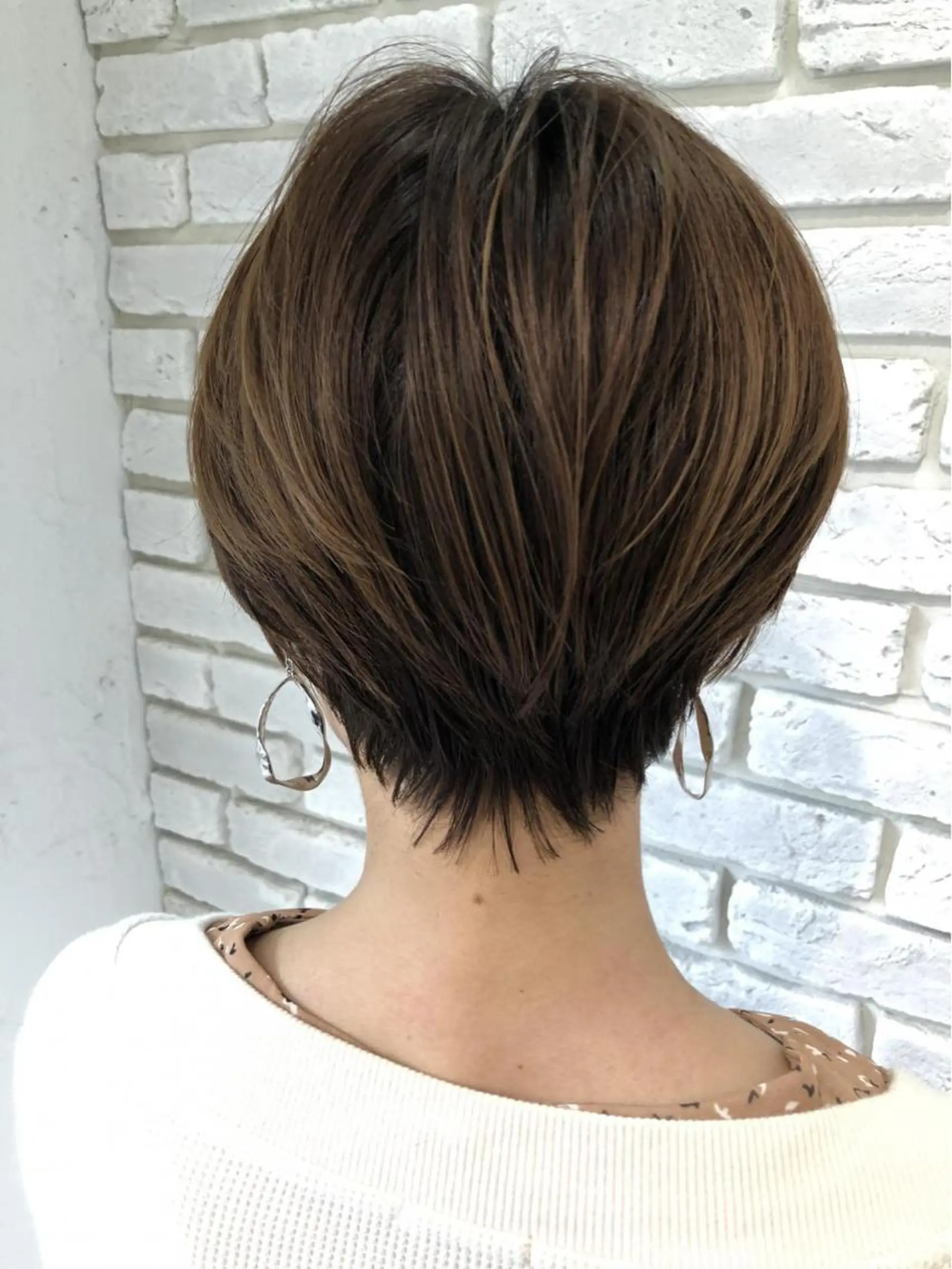ショート カット トリートメント 髪質改善カラー✨質感 ショート✨石山航のヘアスタイル