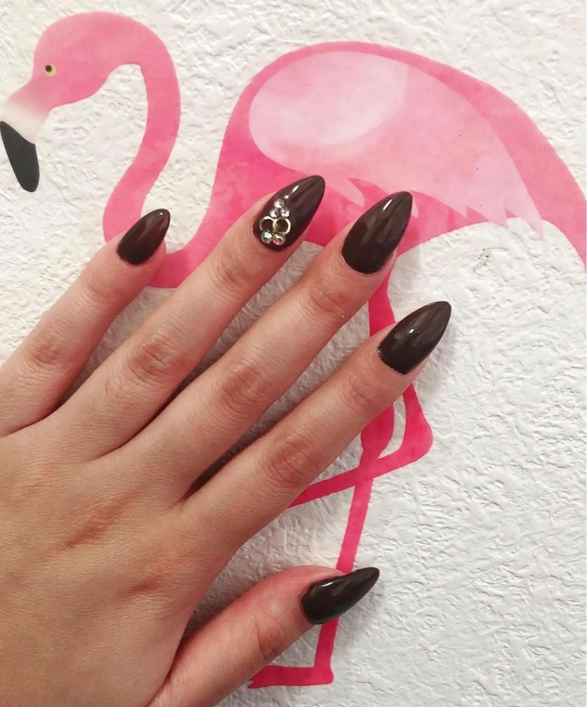 ネイル ワンカラーネイル ストーンネイル ハンドネイル Nao美Nail所属・Nao美 Nailのネイルデザイン