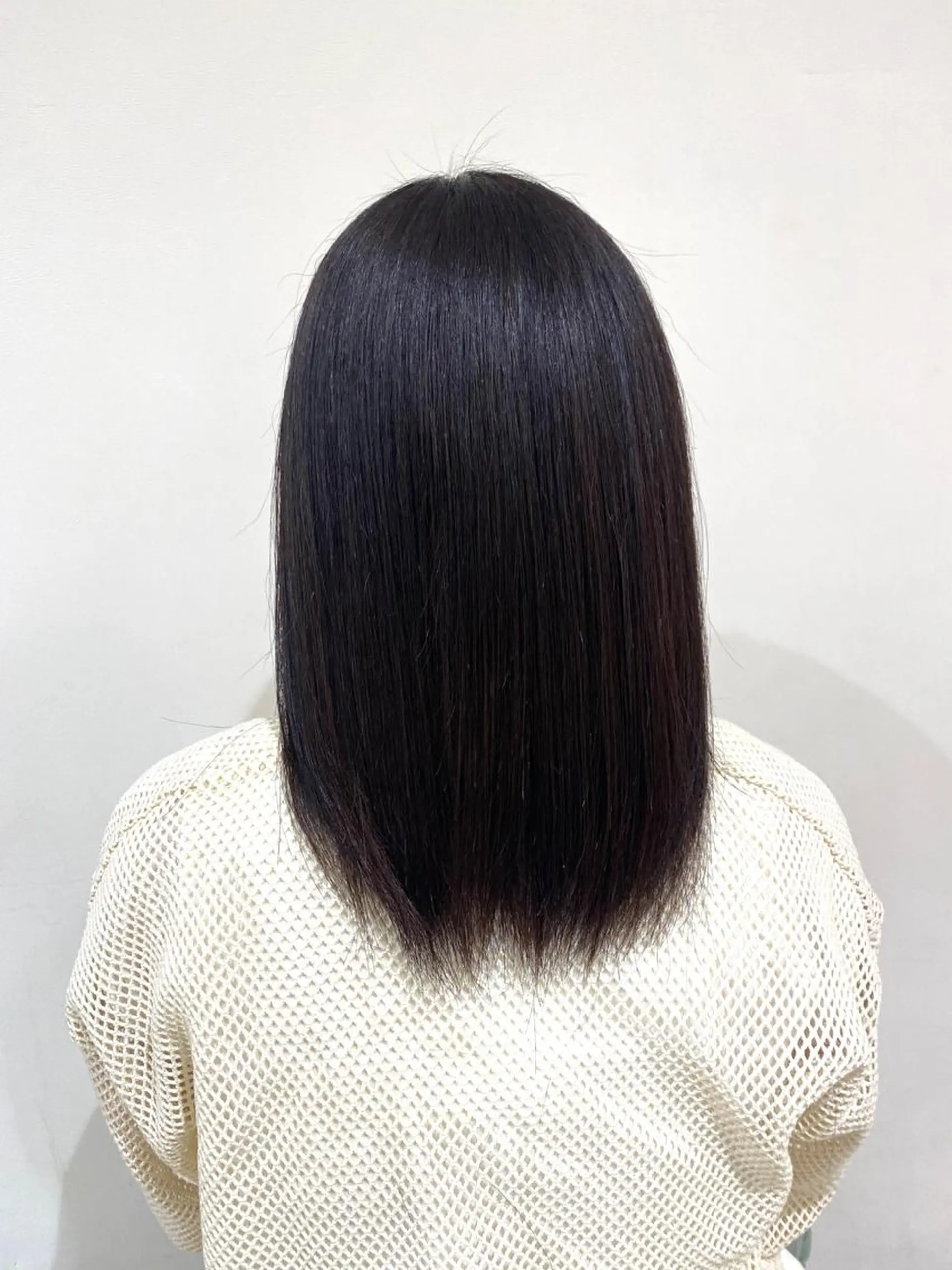 ミディアム 縮毛矯正 Maison 寺尾拓朗のヘアスタイル