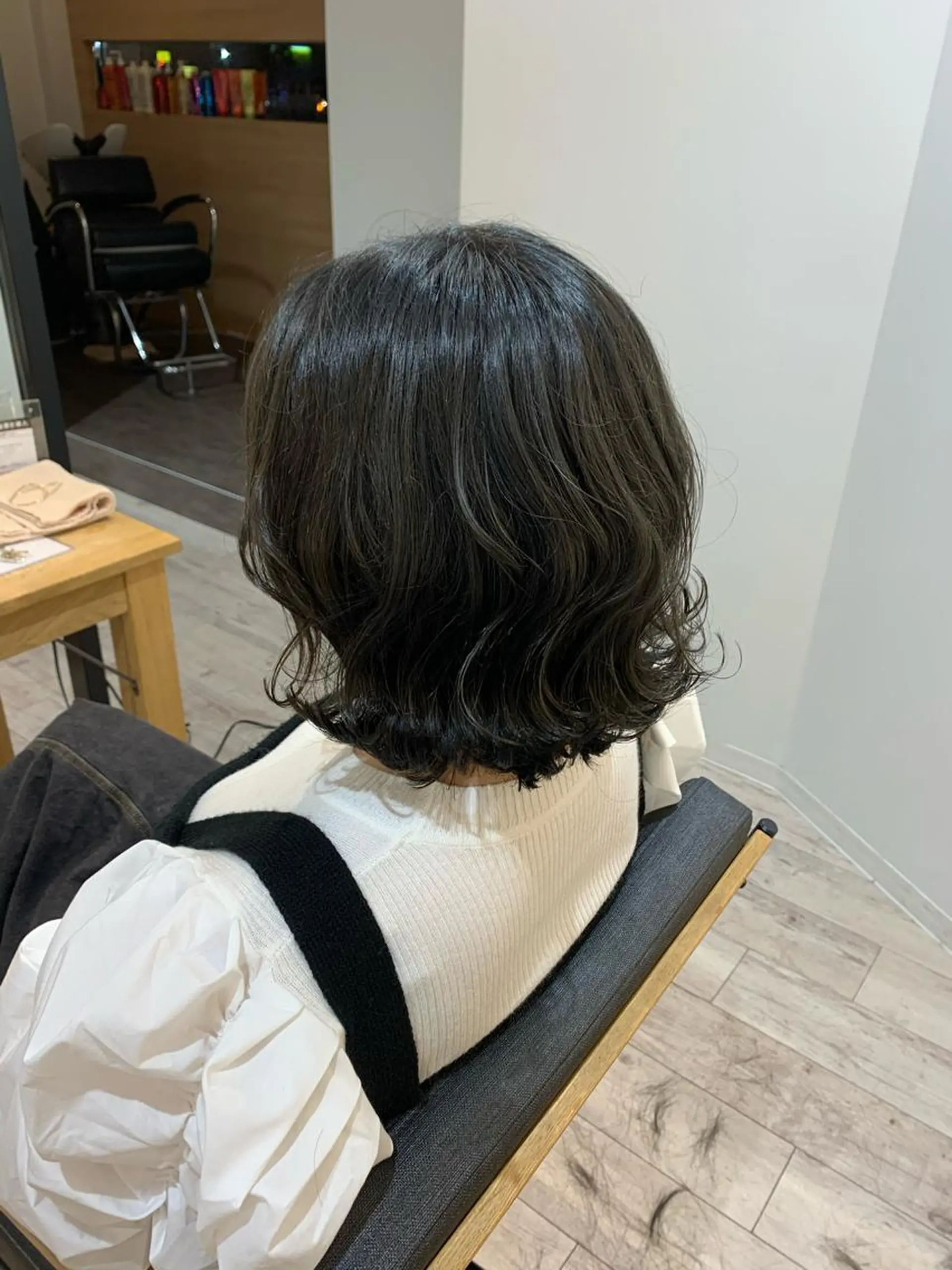 ショート ヘアアレンジ 切りっぱなしボブ ボブ 外ハネヘア 高尾亮輔/ AVANCE難波店のヘアスタイル
