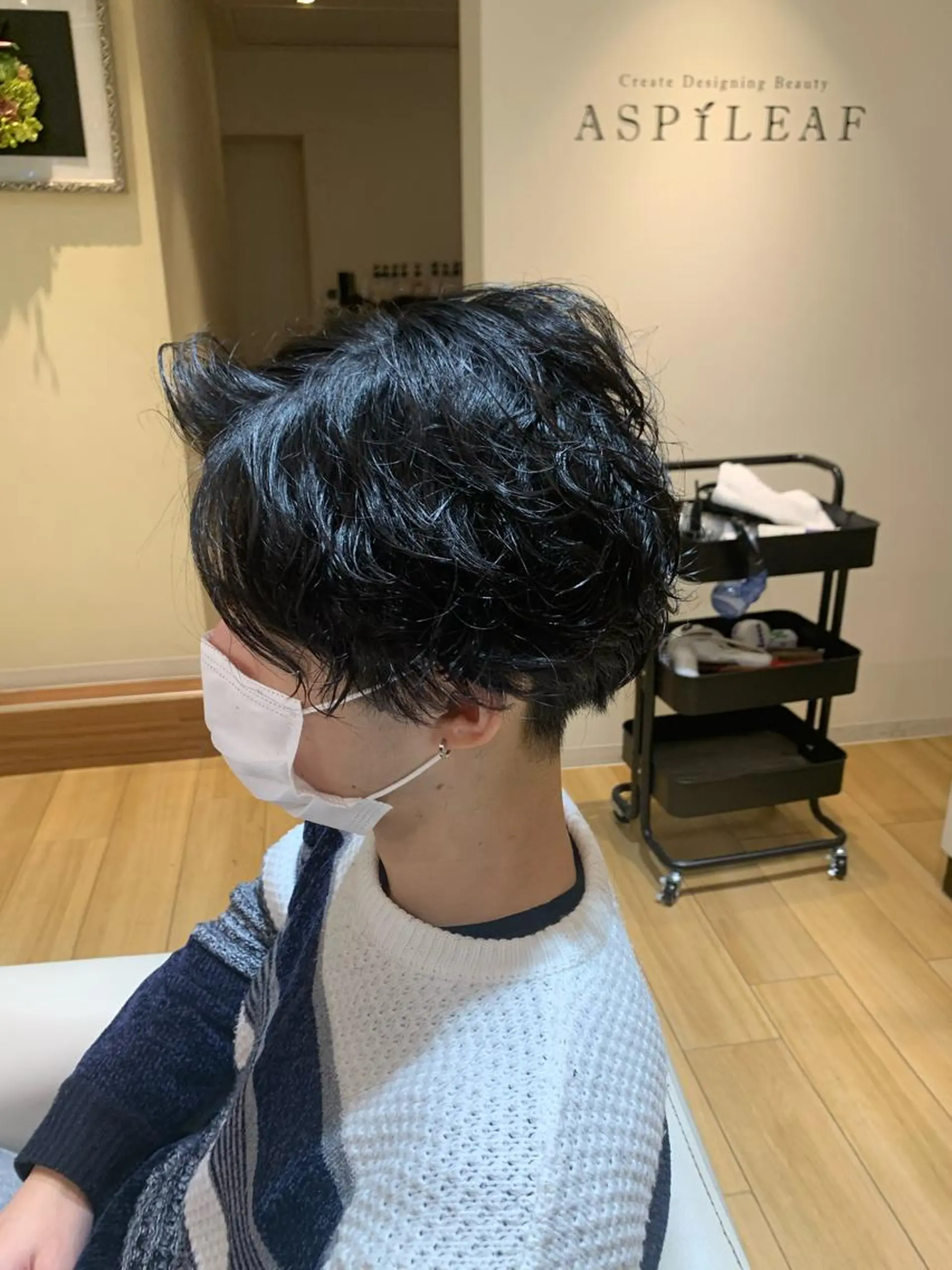 パーマ メンズ メンズパーマ 全国1位🥇世界5位 小野田　礼花のヘアスタイル
