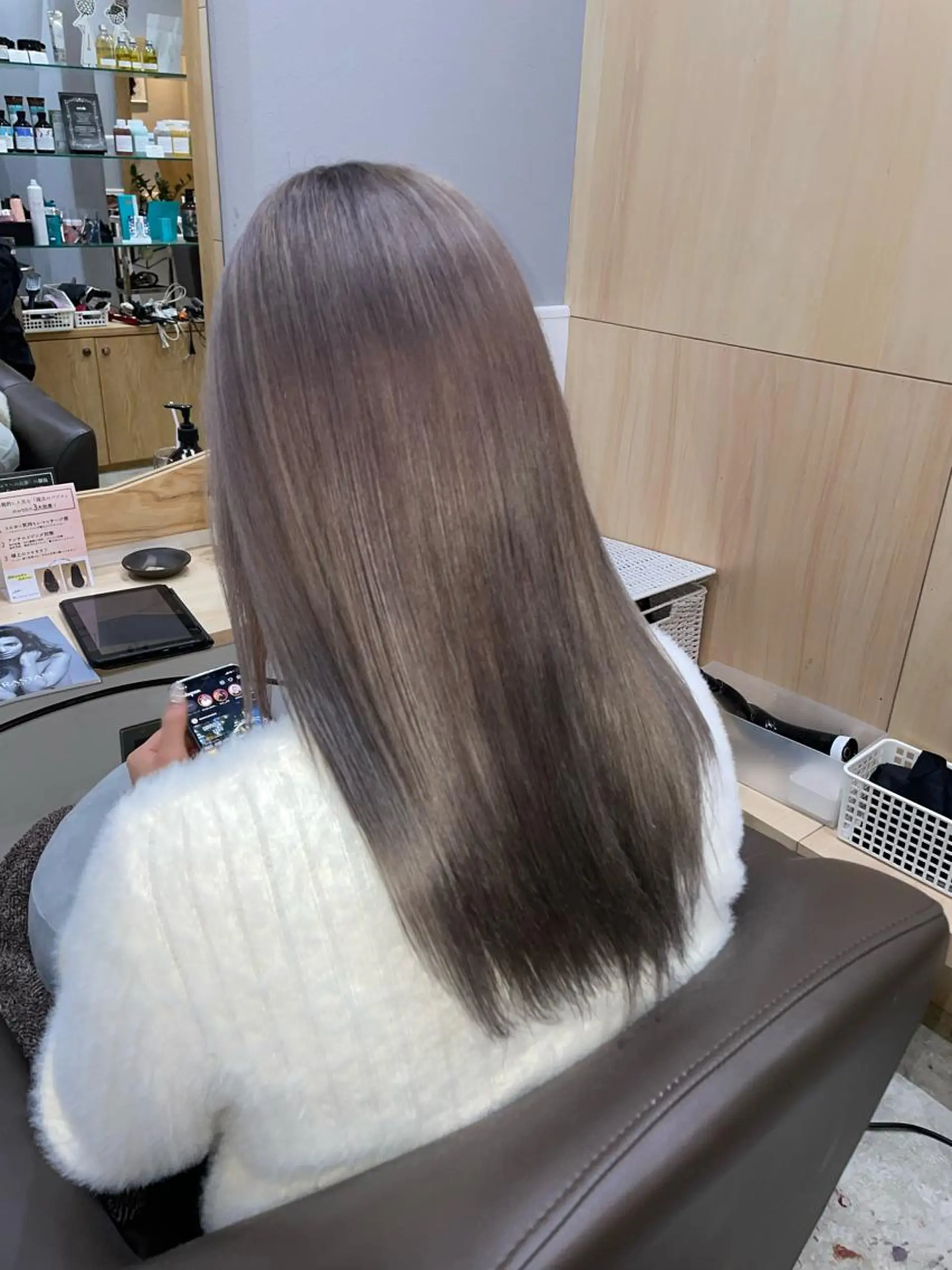 セミロング カラー ヘアカラー miloc那覇 MIKUのヘアスタイル
