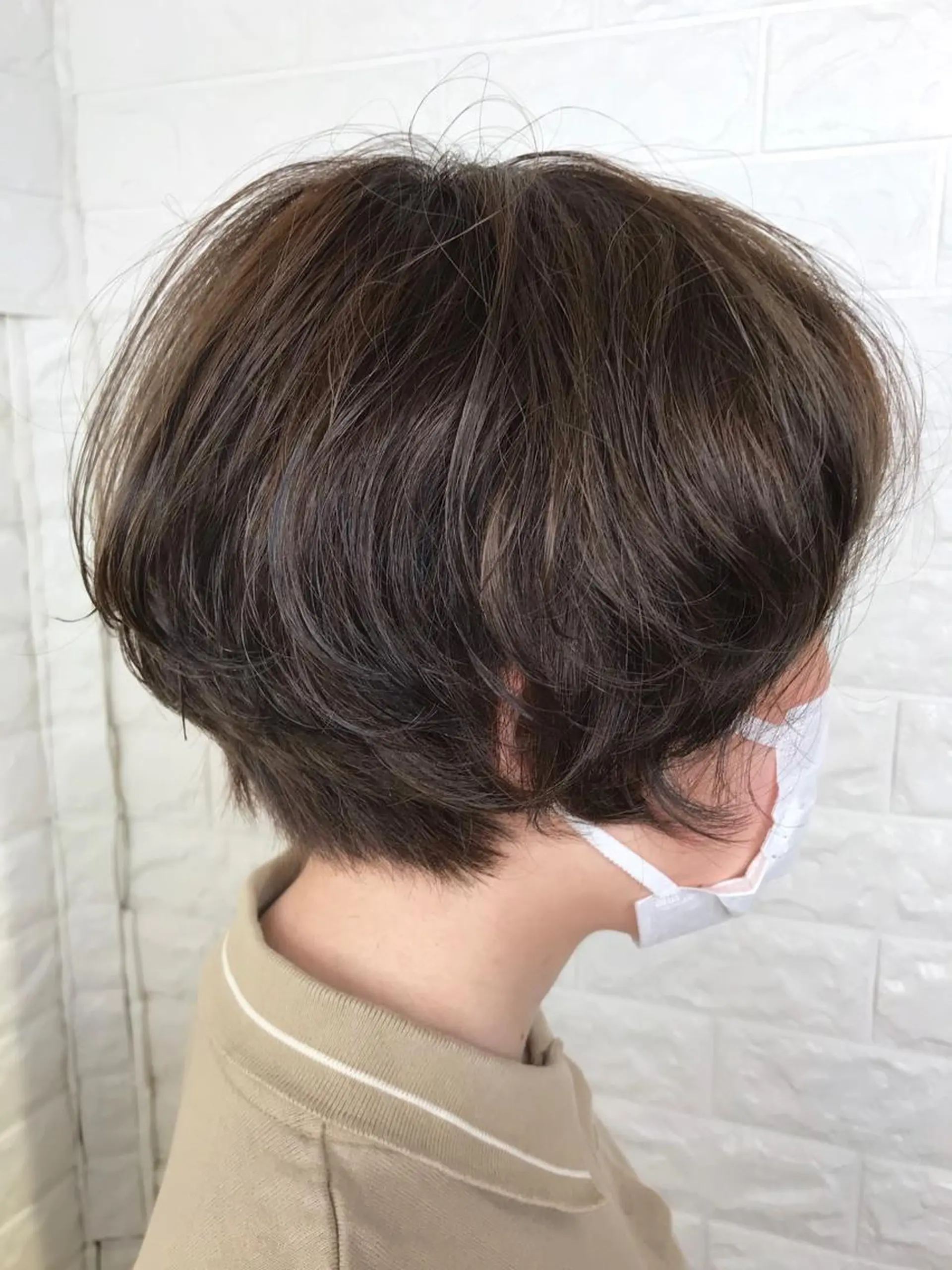 ショート カラー パーマ カット ヘアカラー エイジングケア特化 美容師✂️山崎竜二のヘアスタイル