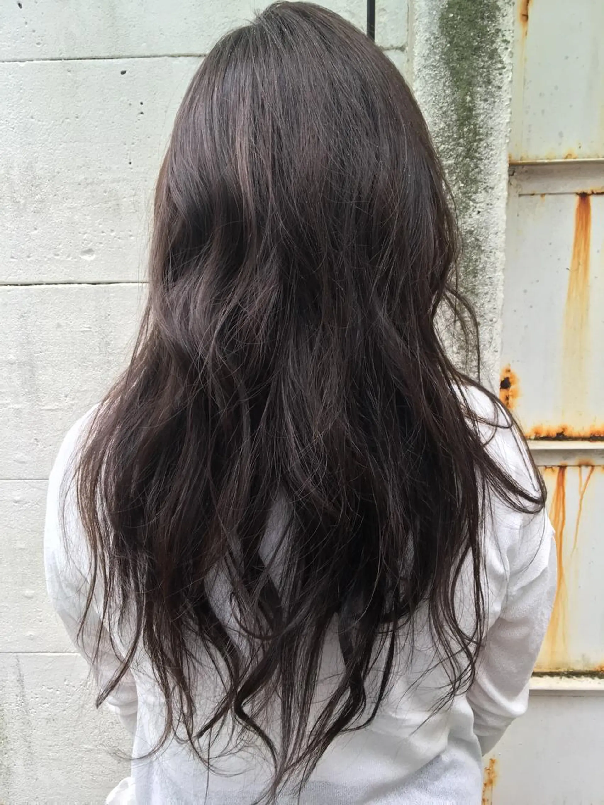 ロング カラー たなか ちあきのヘアスタイル