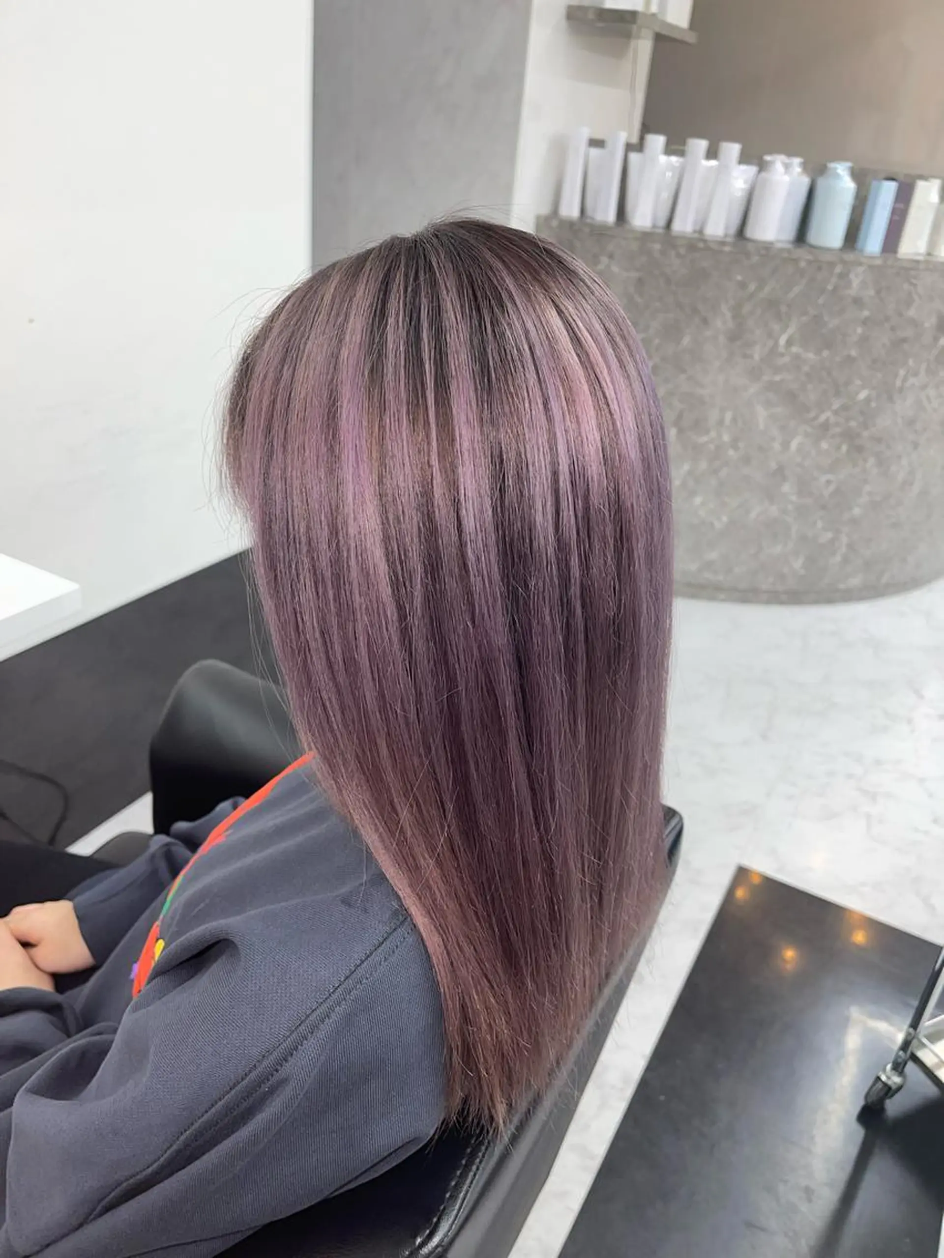 ミディアム 𝐑𝐲𝐮𝐤𝐢 【店長】ALEAPのヘアスタイル
